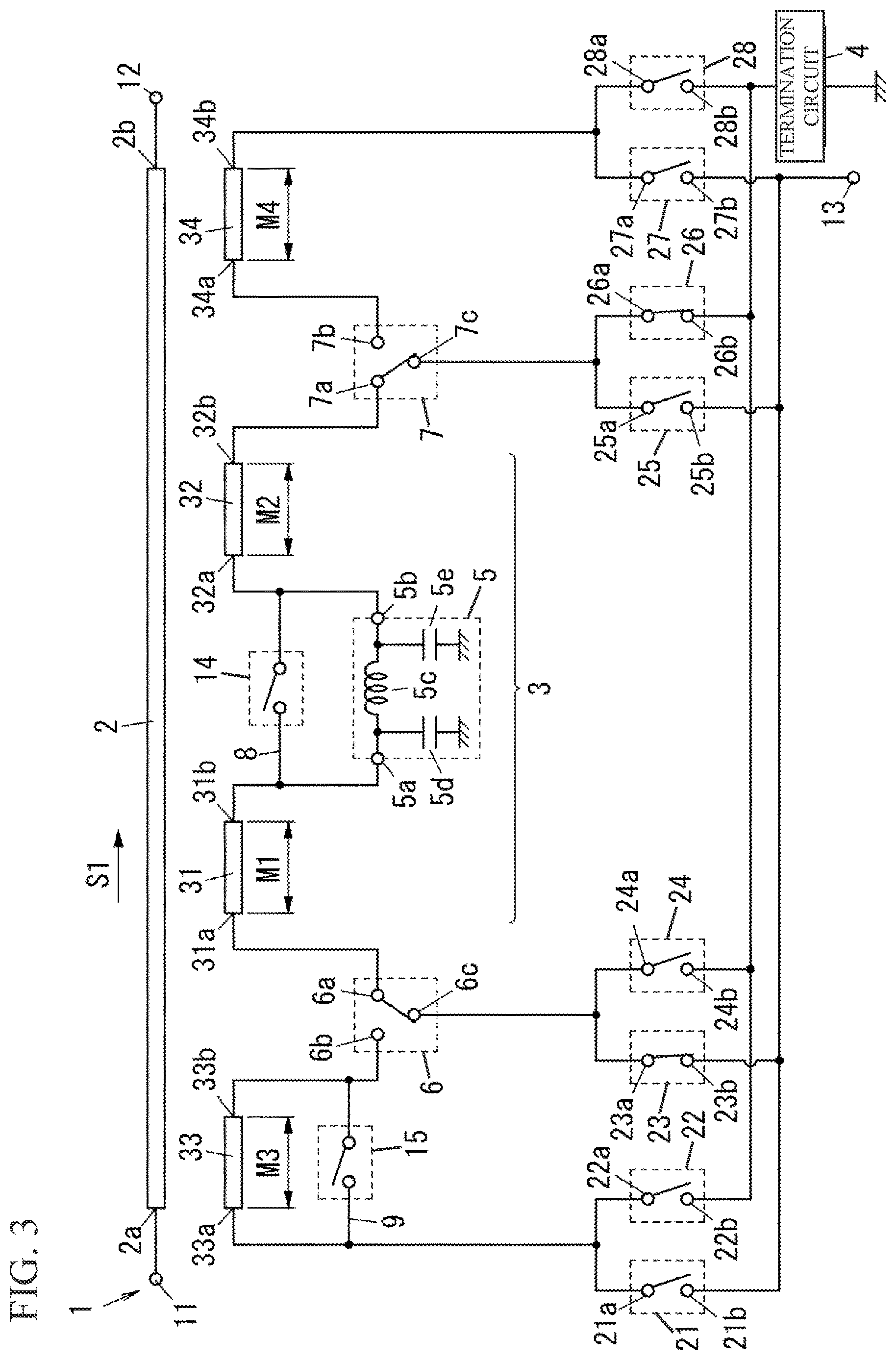 Patent US12614831 Figure 3 – Directional coupler, high frequency module, and communication apparatus