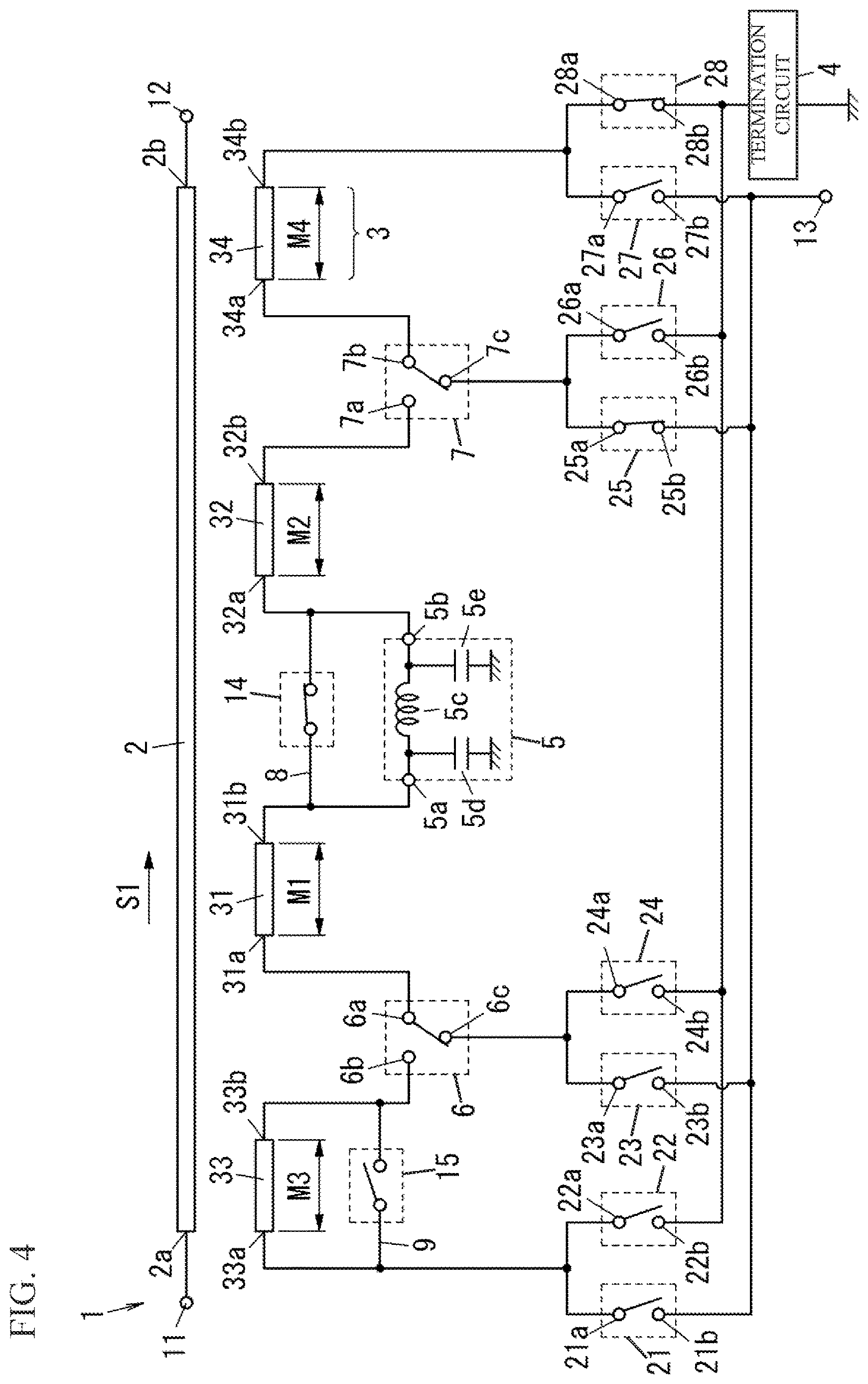 Patent US12614831 Figure 4 – Directional coupler, high frequency module, and communication apparatus