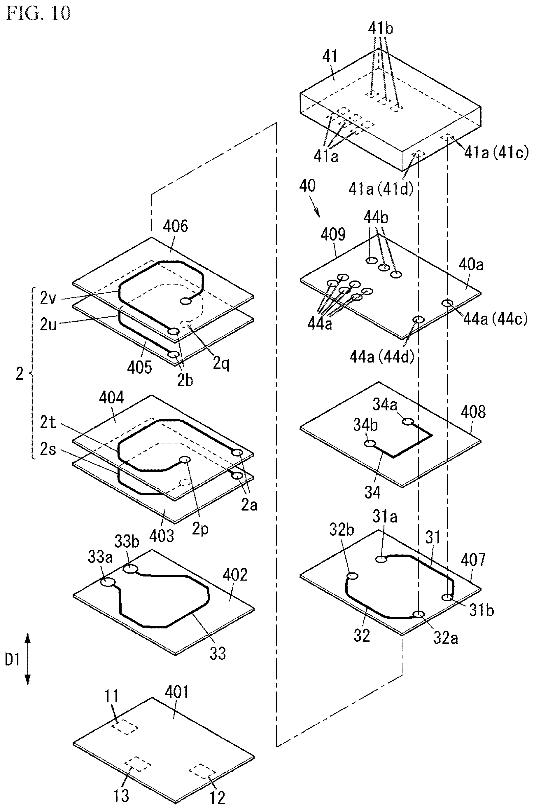 Patent US12614831 Figure 8 – Directional coupler, high frequency module, and communication apparatus