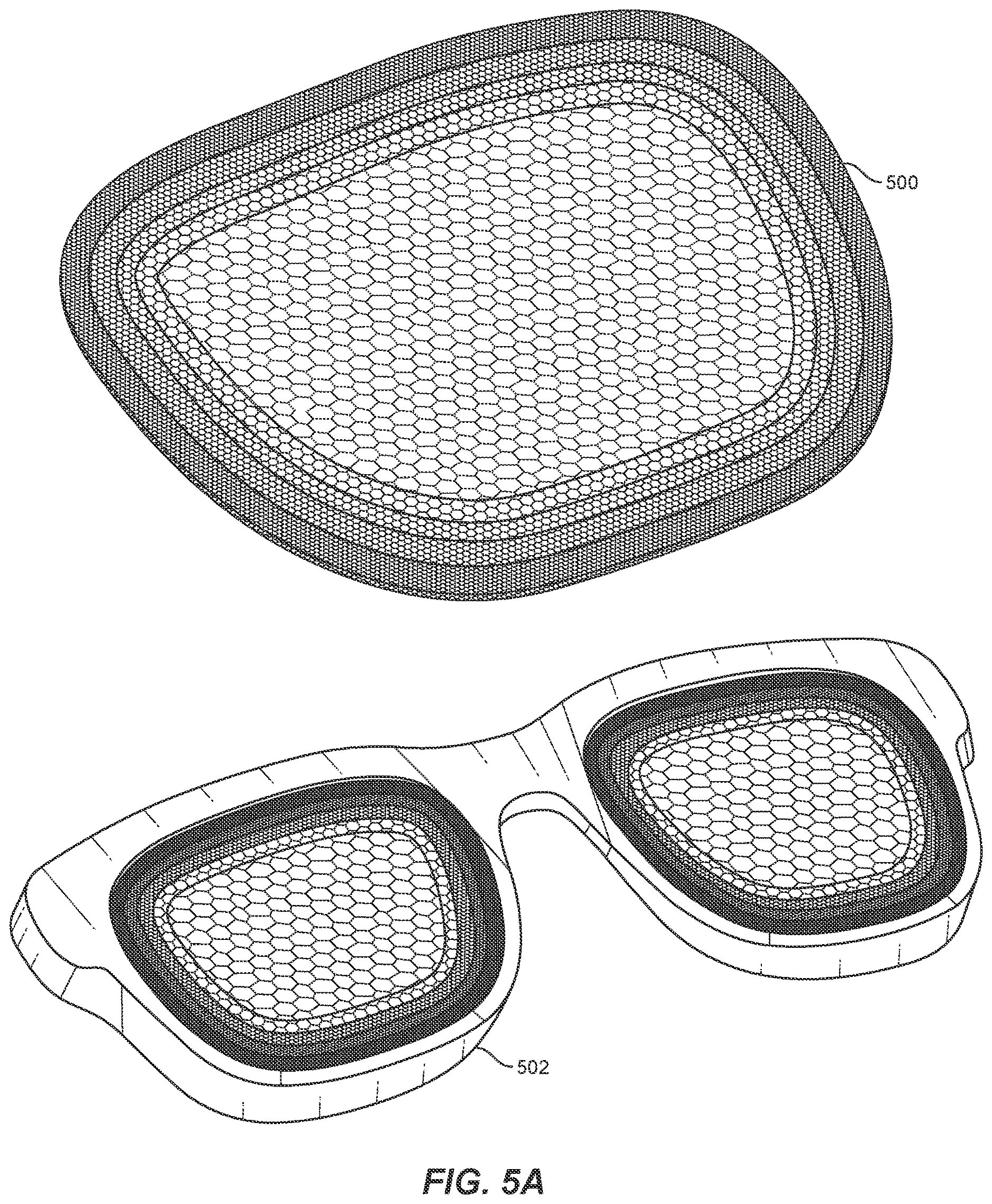 Patent US12614832 Figure 4 – Transparent antenna system for reducing visual artifacts