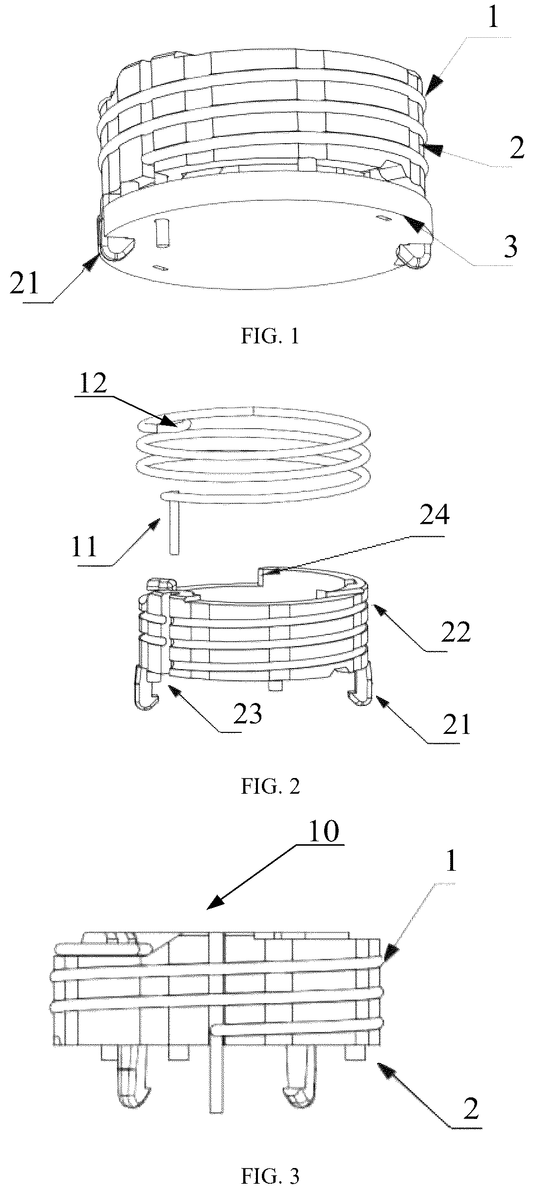 Patent US12614833 Figure 1 – Tire pressure sensors and tire valves