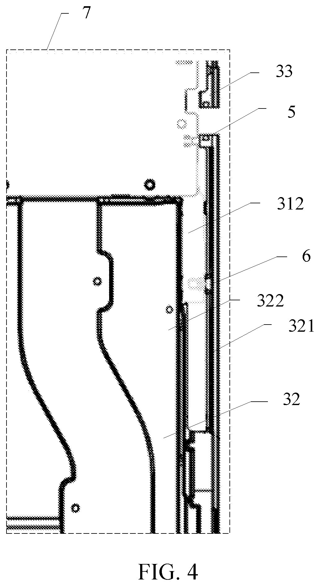 Patent US12614834 Figure 4 – Antenna structure and electronic device