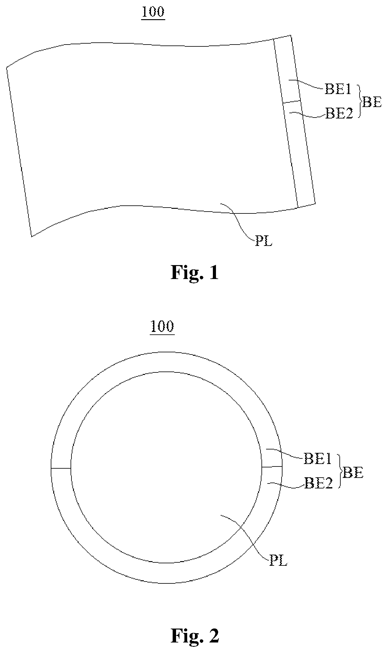 Patent US12614836 Figure 1 – Display panel and display apparatus