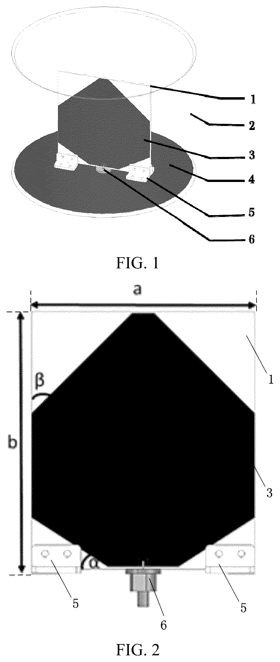 Patent US12614841 Figure 1 – Ceiling antenna