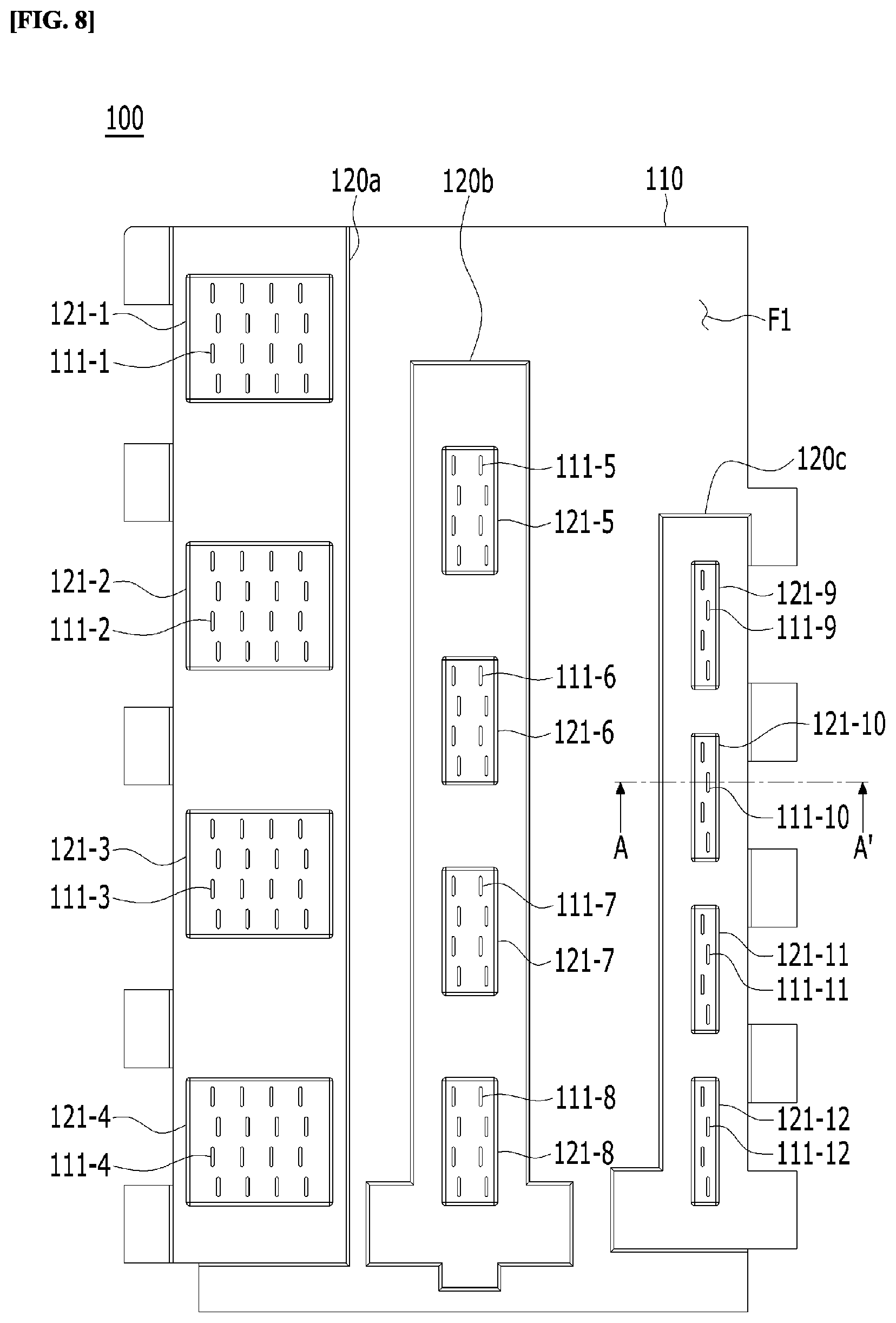 Patent US12614842 Figure 7 – Radar antenna