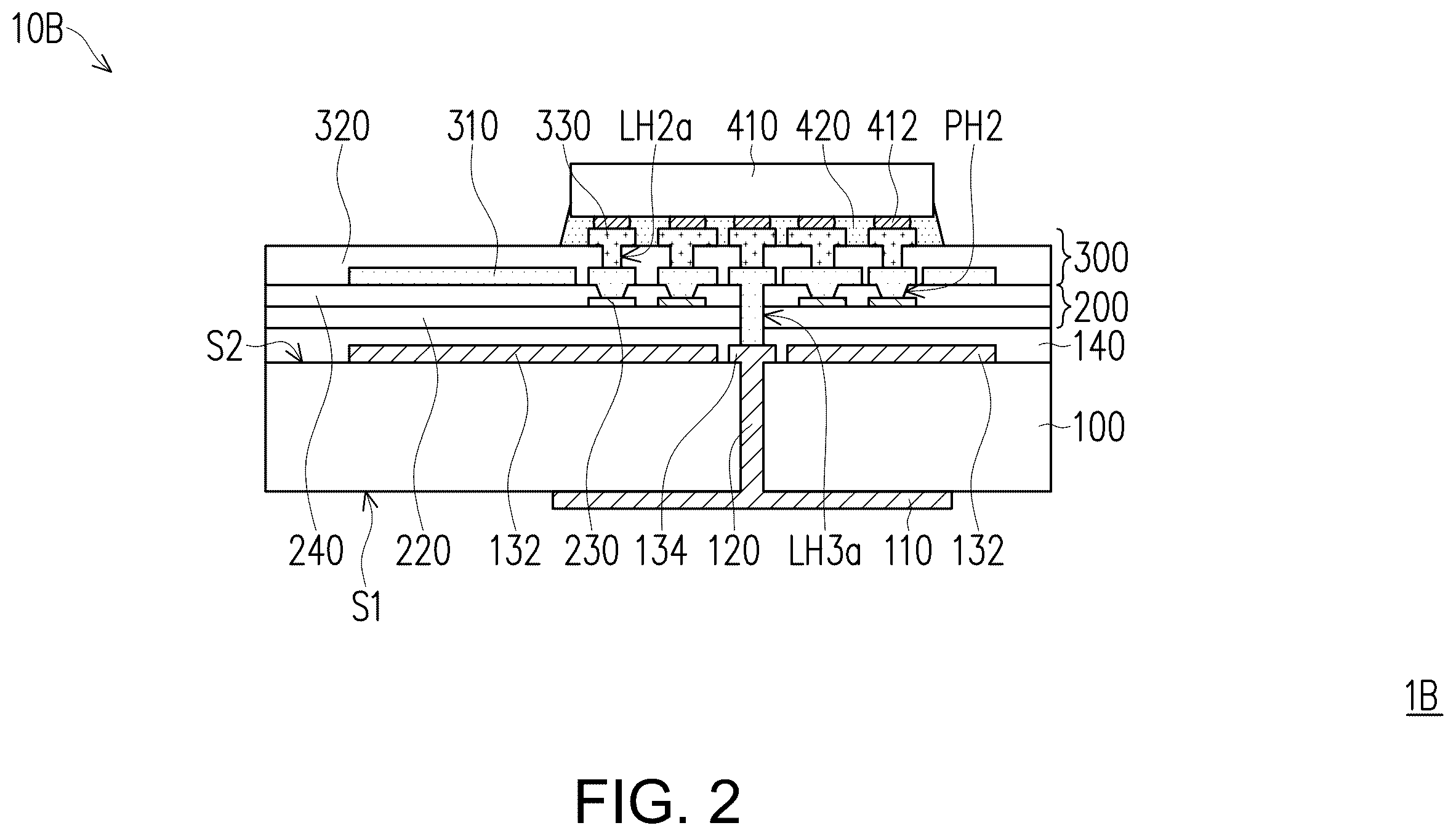 Patent US12614843 Figure 2 – Antenna device