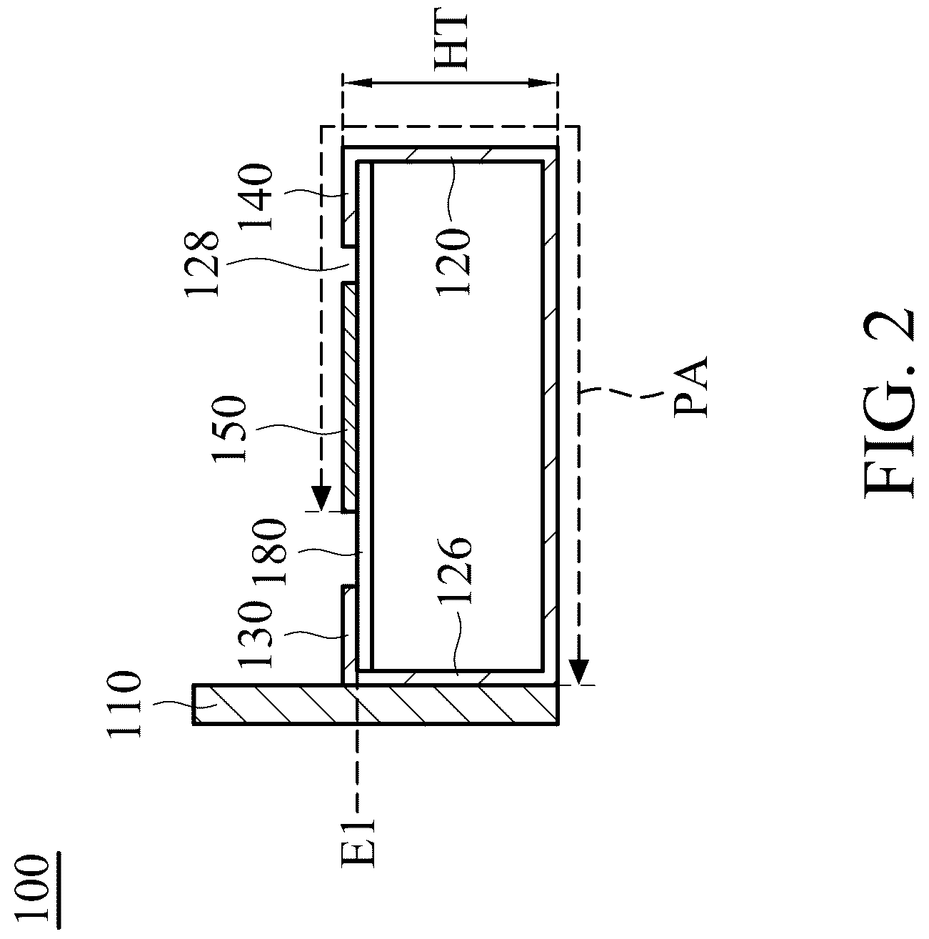 Patent US12614847 Figure 2 – Antenna structure and mobile device