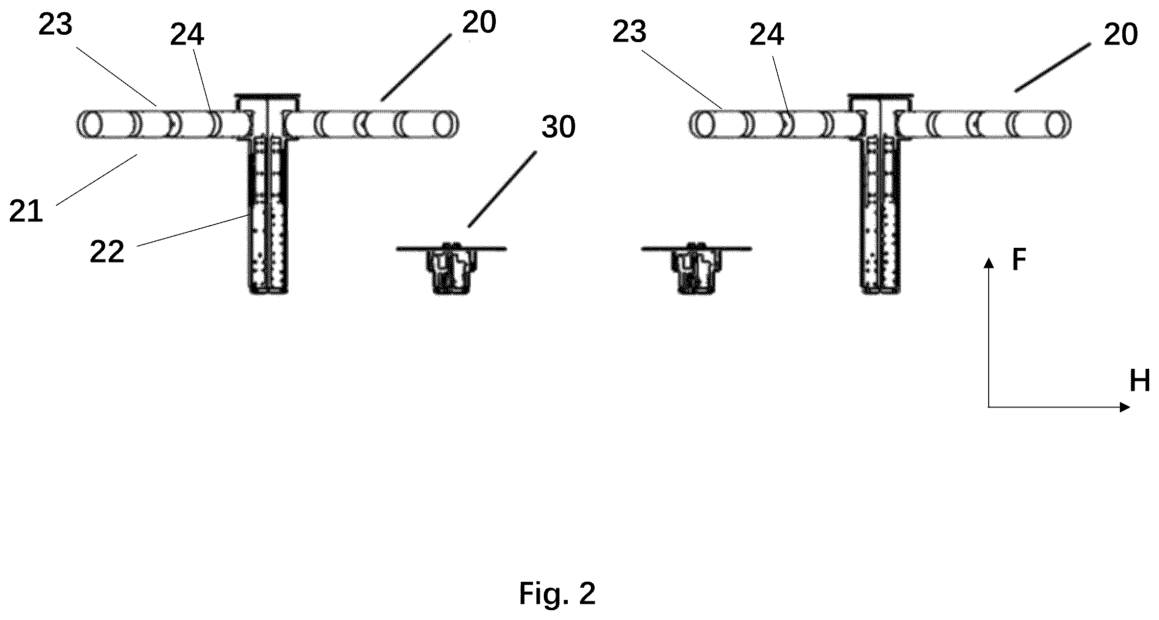 Patent US12614848 Figure 2 – Radiating element and base station antenna