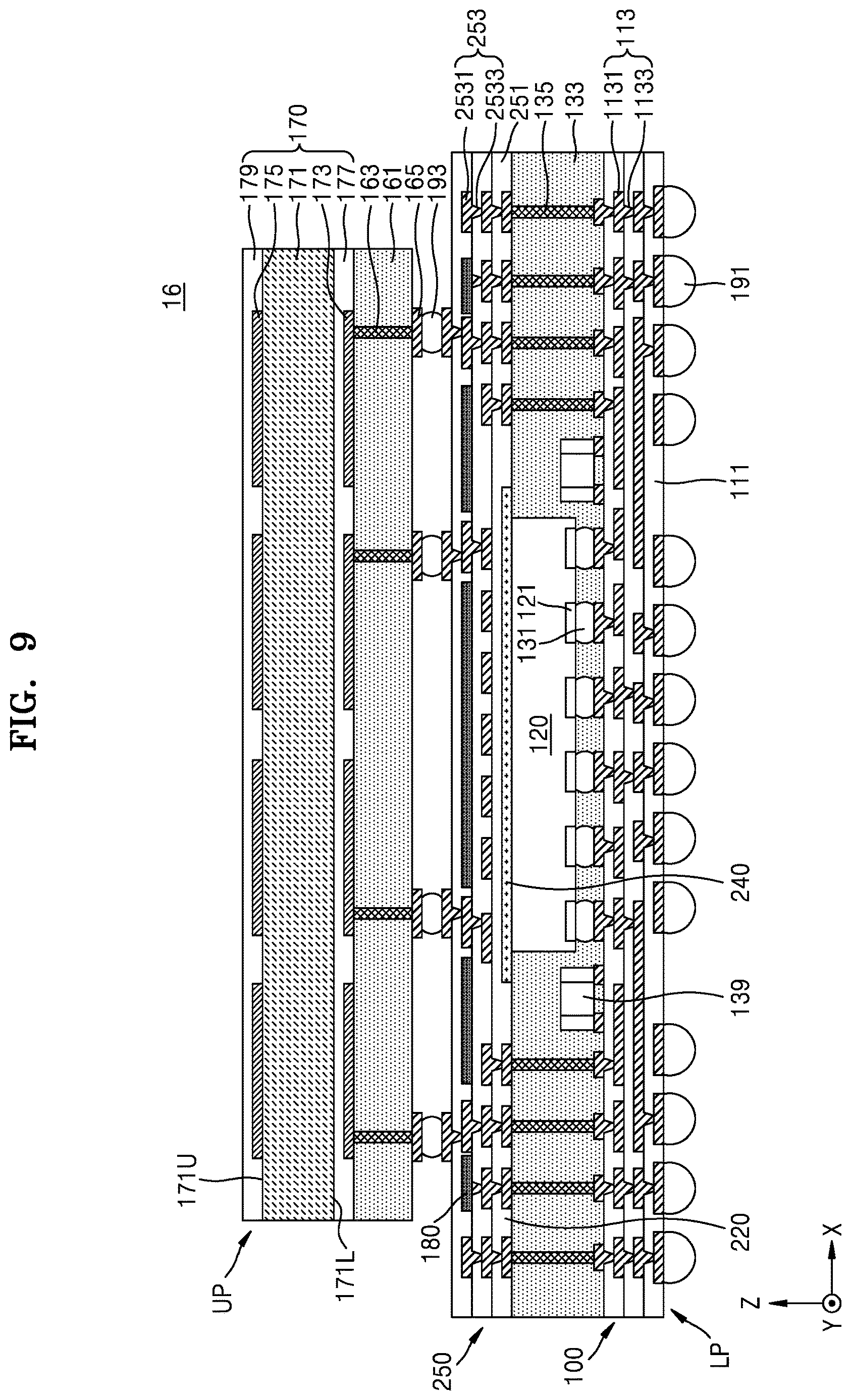Patent US12614850 Figure 17 – Semiconductor package including antenna and method of manufacturing the semiconductor package