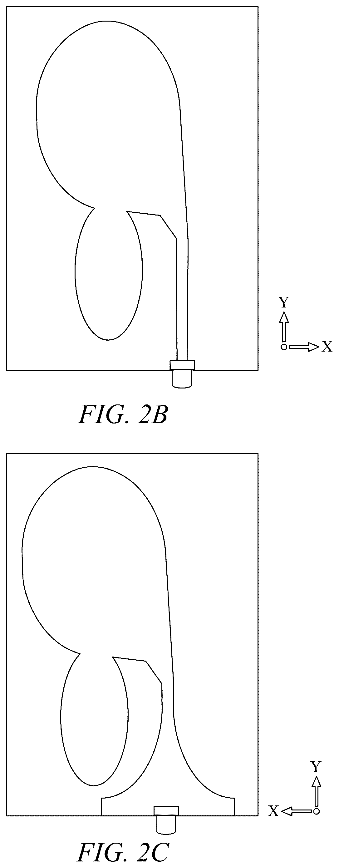 Patent US12614855 Figure 4 – Single elliptical loaded strip antipodal Vivaldi antenna (SELS-AVA)