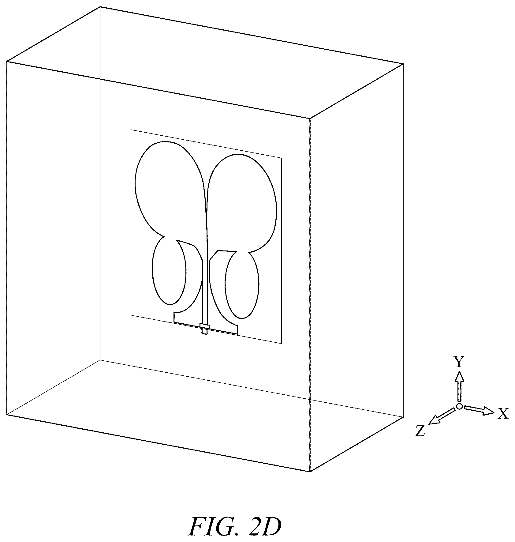 Patent US12614855 Figure 5 – Single elliptical loaded strip antipodal Vivaldi antenna (SELS-AVA)