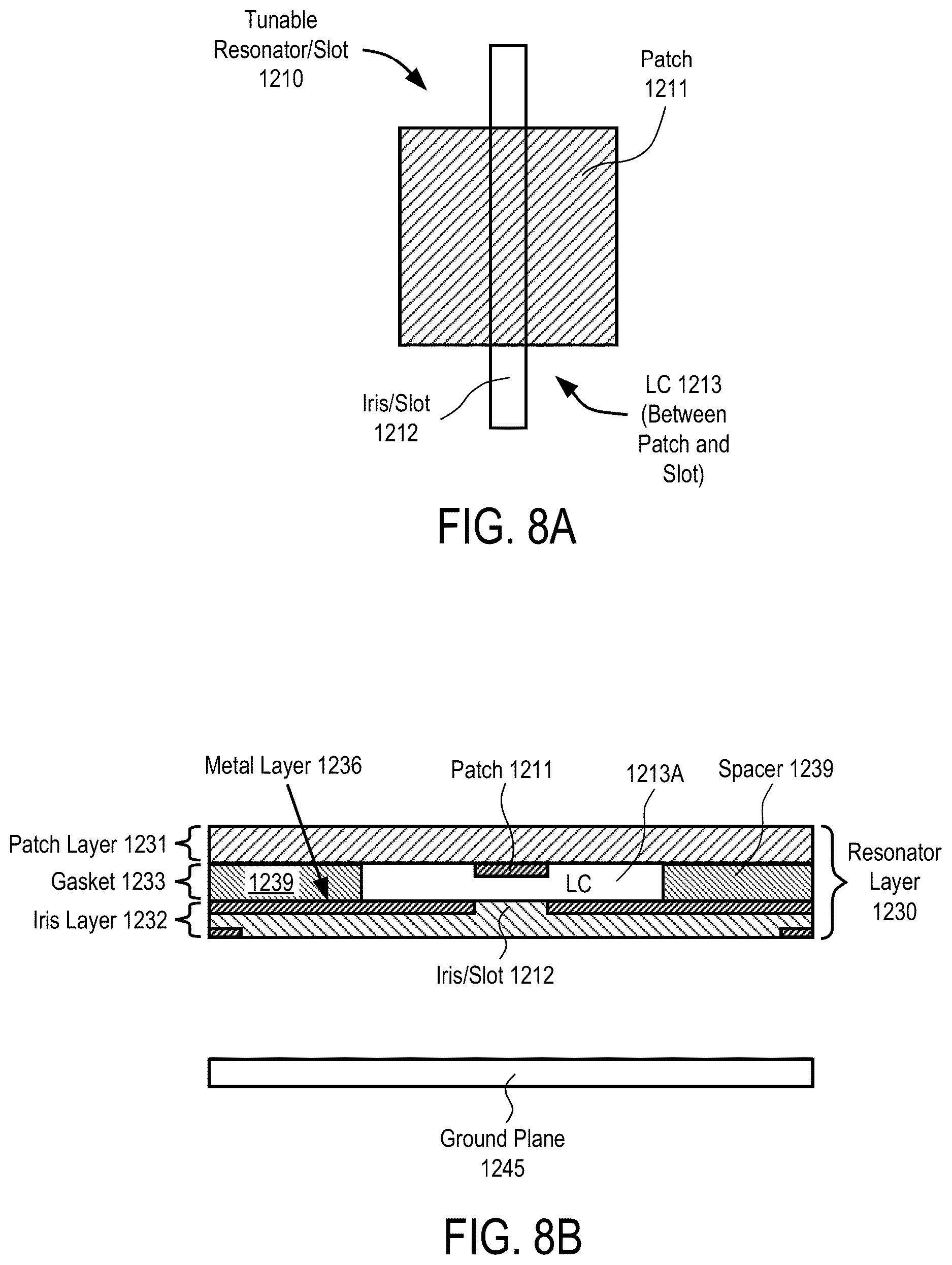 Patent US12614856 Figure 11 – Electrical addressing for a metamaterial radio-frequency (RF) antenna