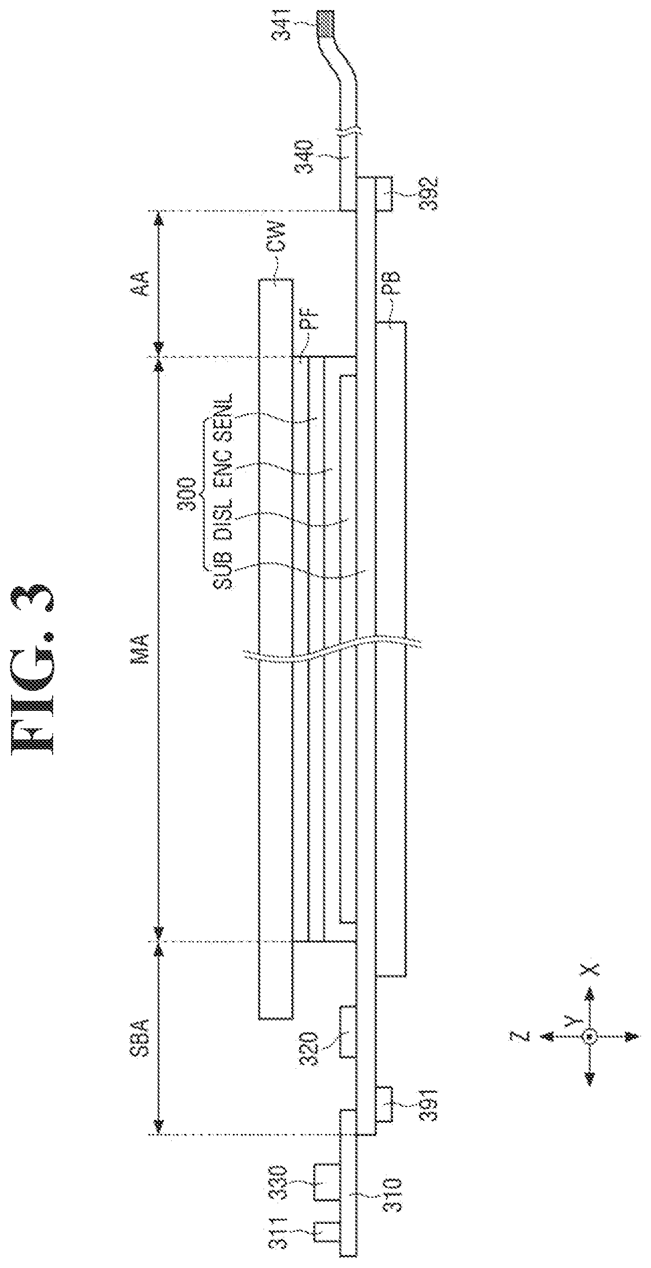 Patent US12614863 Figure 3 – Display panel and a display device including the same