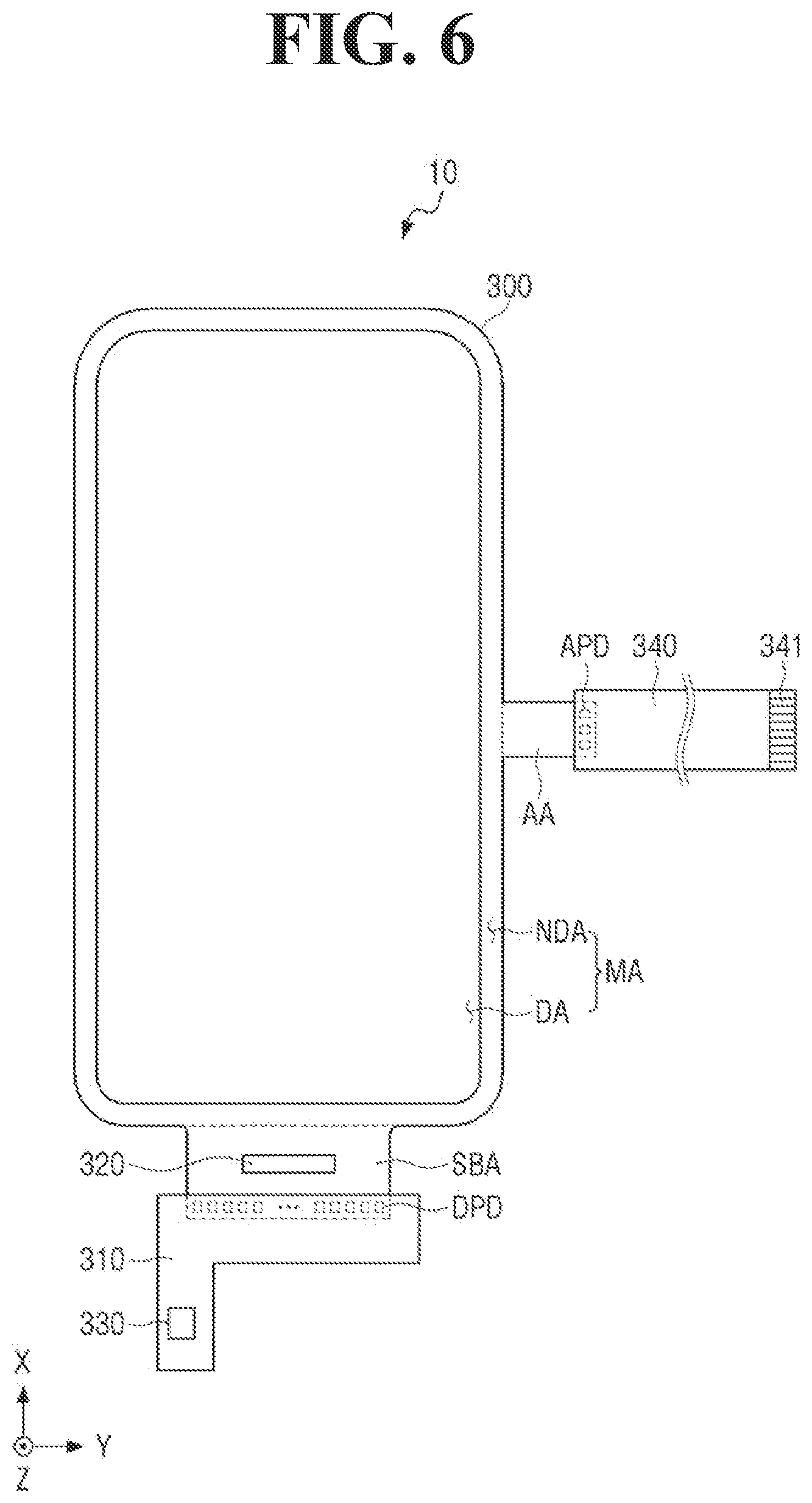 Patent US12614863 Figure 6 – Display panel and a display device including the same