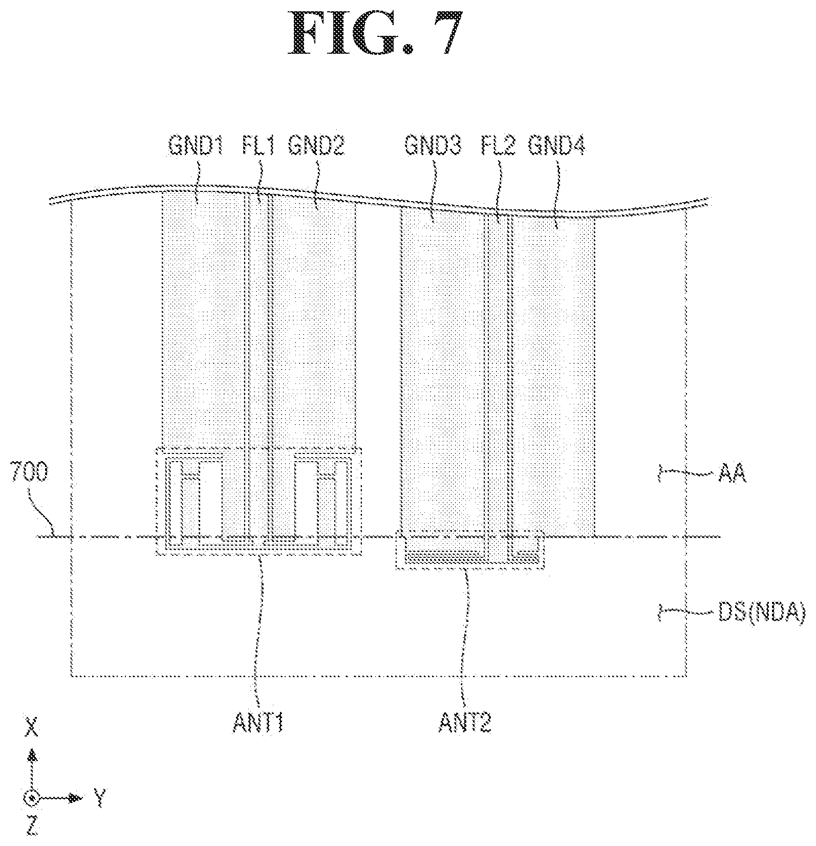Patent US12614863 Figure 7 – Display panel and a display device including the same