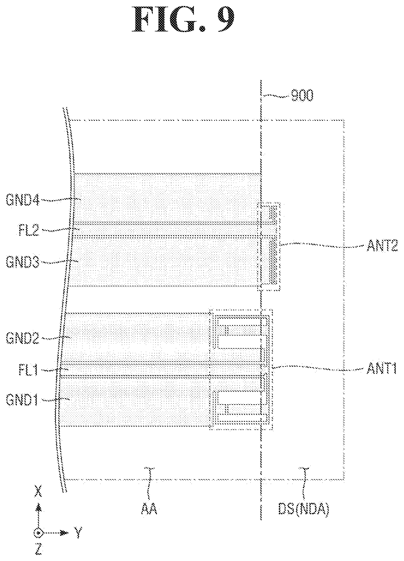 Patent US12614863 Figure 9 – Display panel and a display device including the same