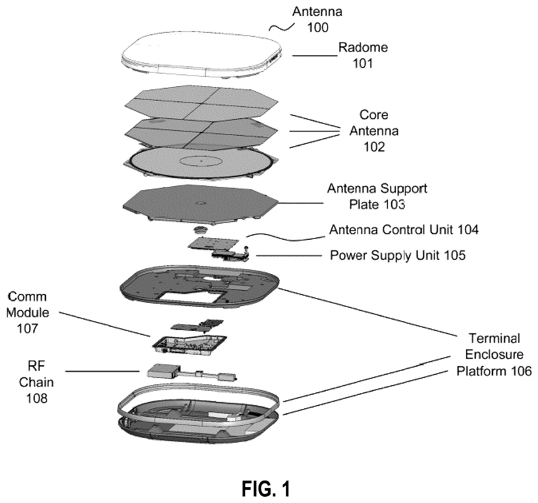 Patent US12614864 Figure 1 – Active metasurface architectures