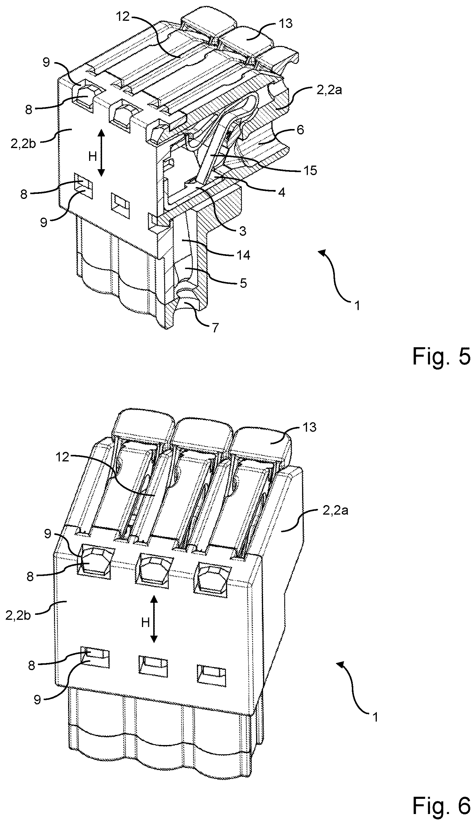 Patent US12614865 Figure 3 – Plug connector and insulating housing for a plug connector