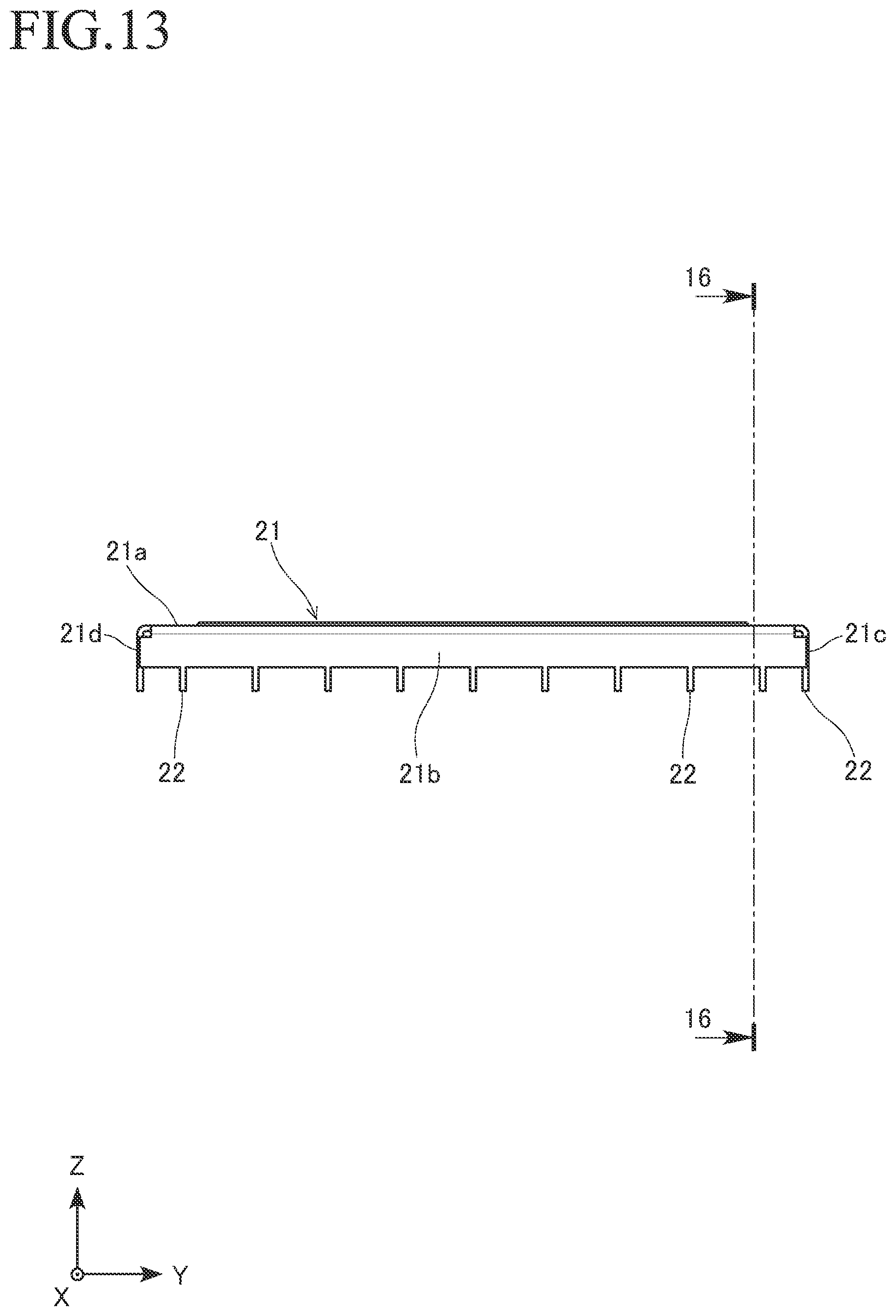 Patent US12614866 Figure 13 – Connector with substrate