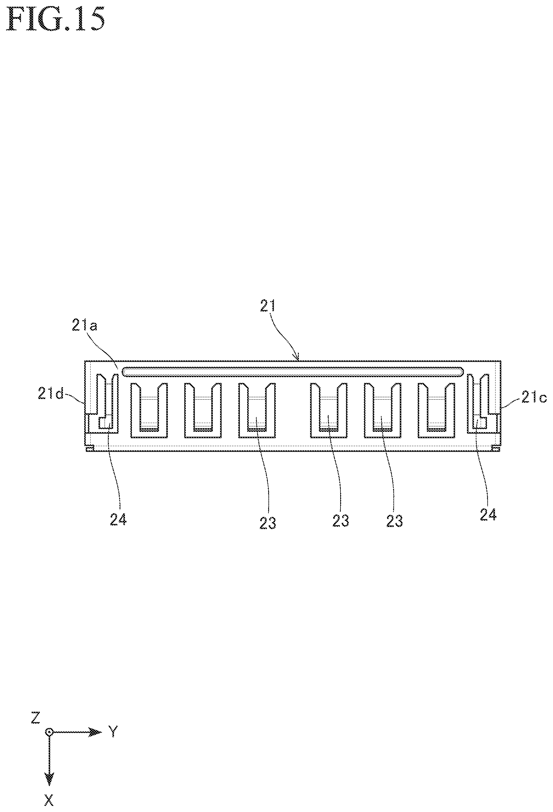 Patent US12614866 Figure 15 – Connector with substrate
