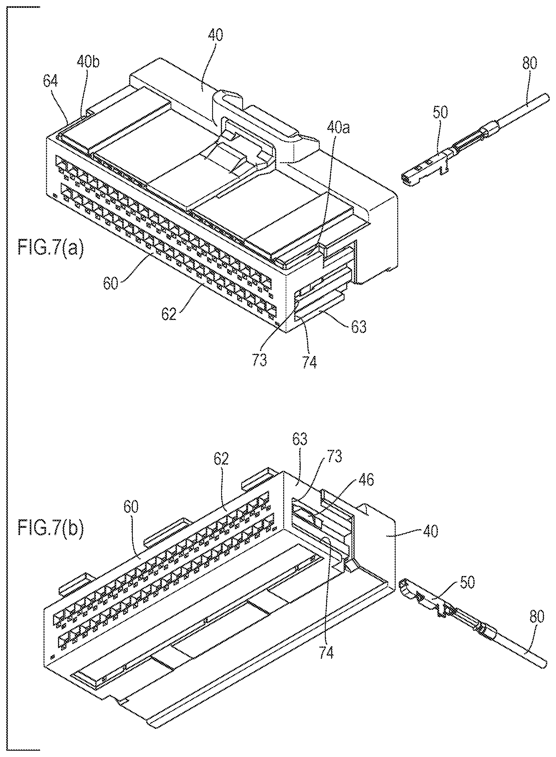 Patent US12614870 Figure 7 – Connector configured to take a primary locking state and a secondary locking state