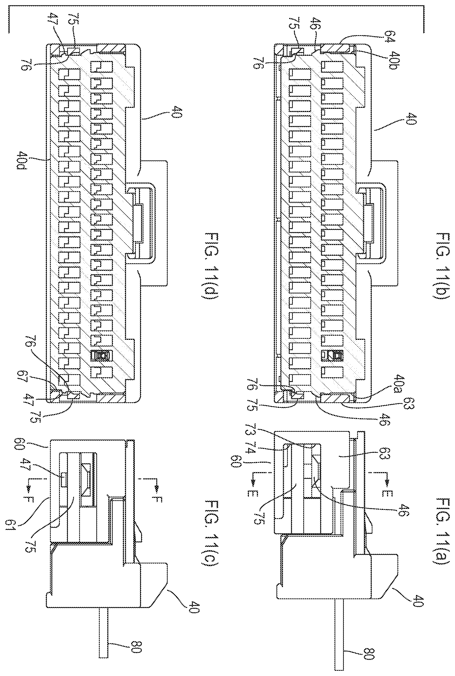 Patent US12614870 Figure 11 – Connector configured to take a primary locking state and a secondary locking state