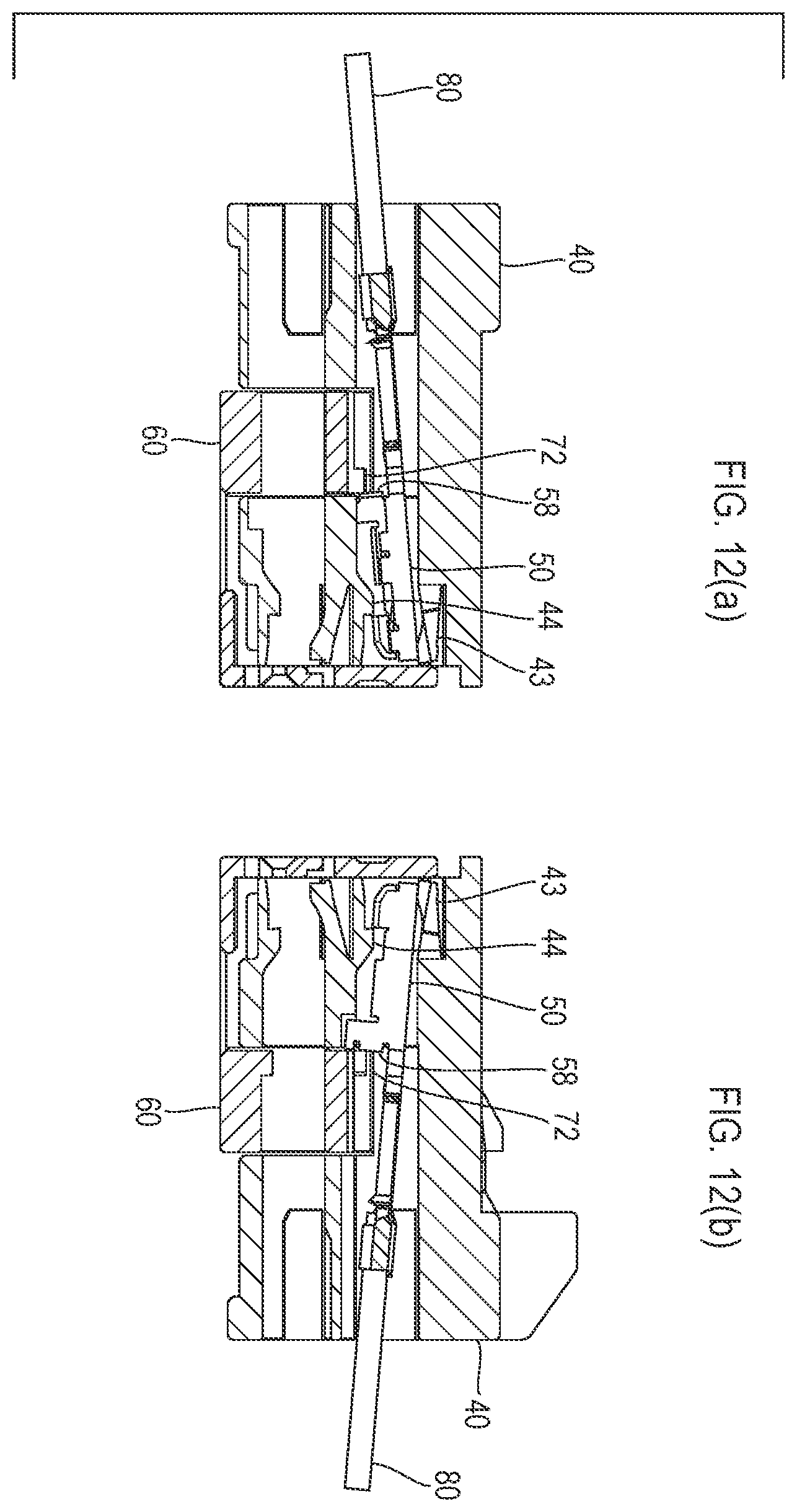 Patent US12614870 Figure 12 – Connector configured to take a primary locking state and a secondary locking state