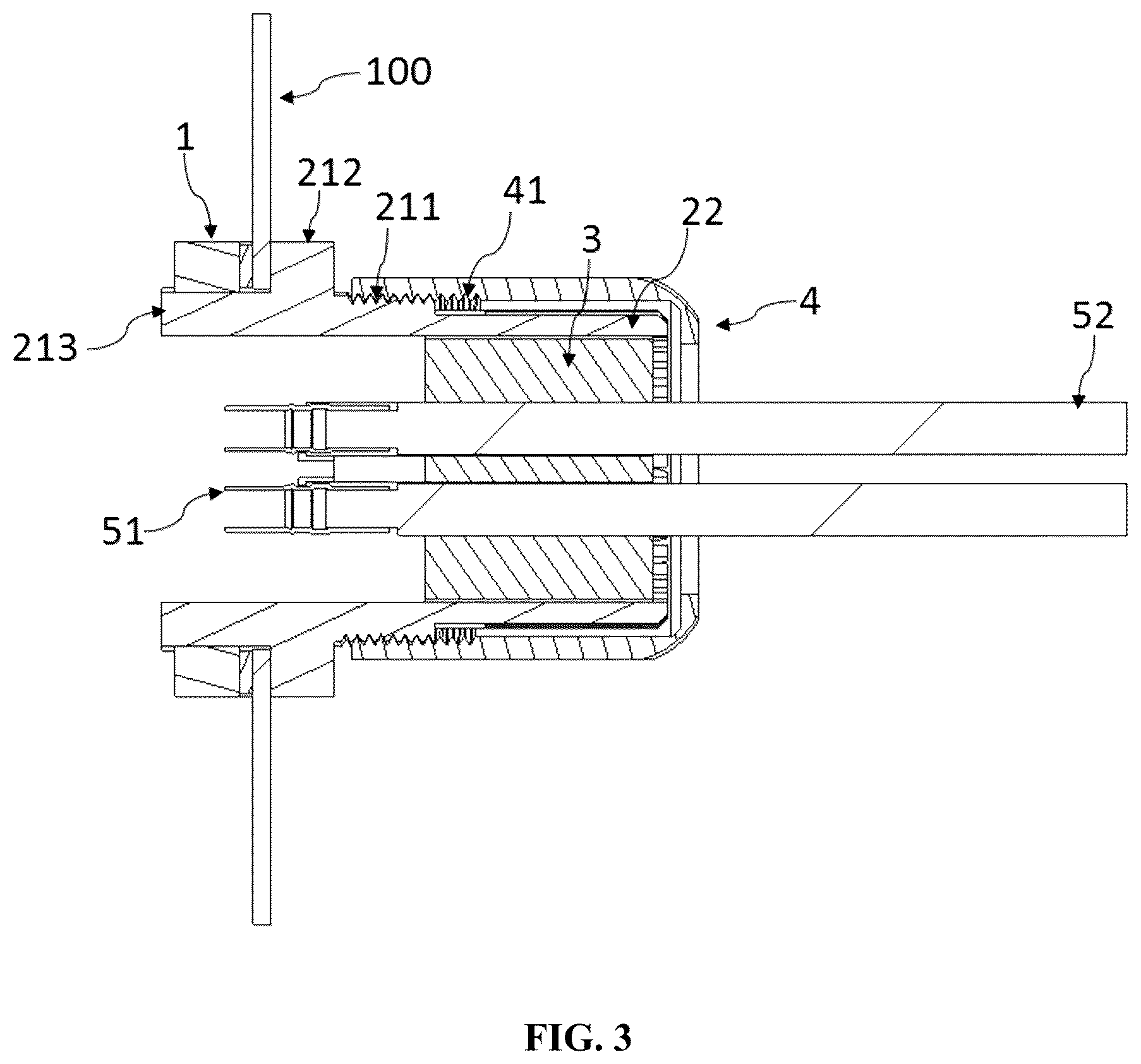 Patent US12614872 Figure 3 – Plug for a connector and the connector