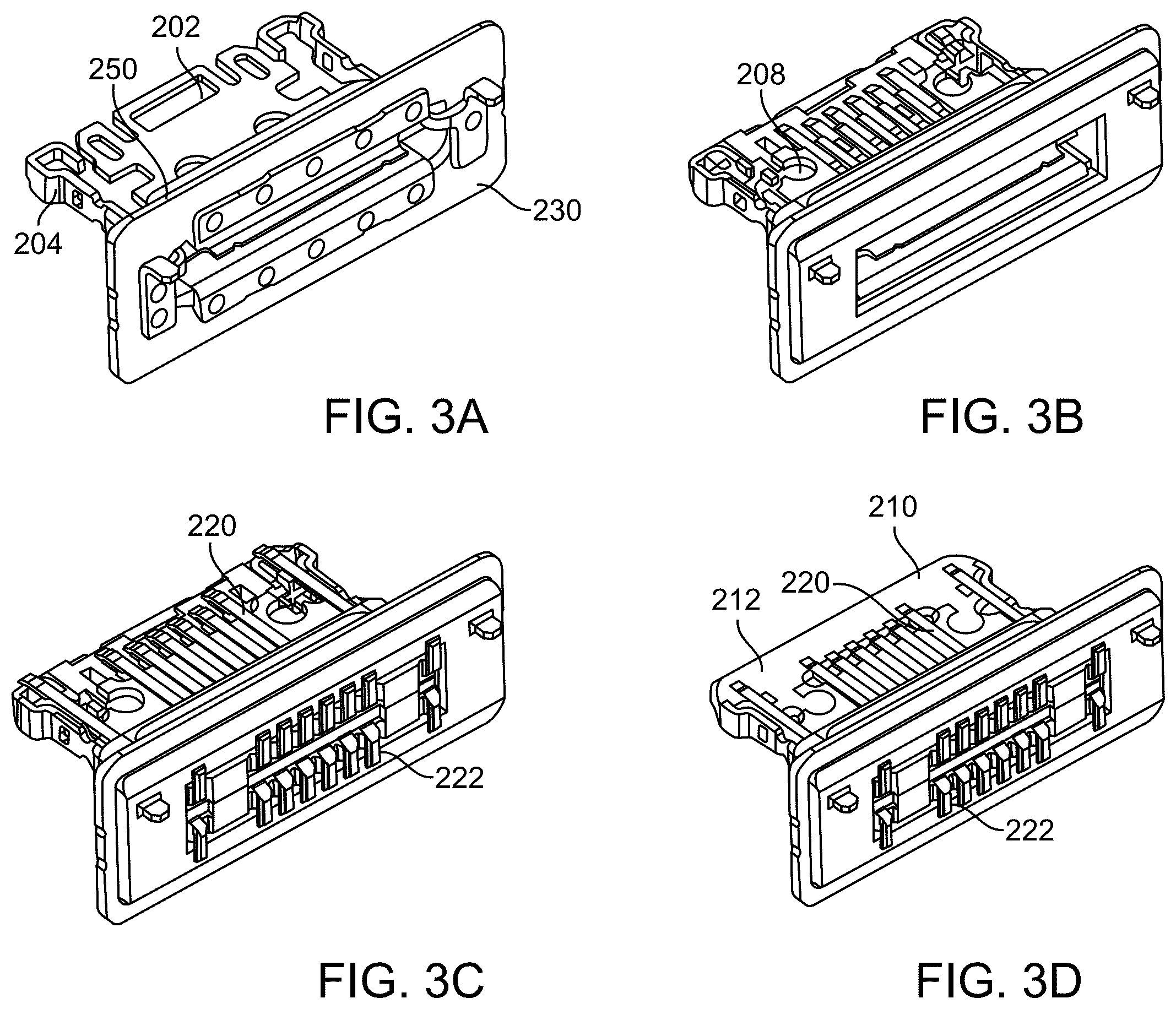Patent US12614873 Figure 3 – Concealed shallow-depth receptacle