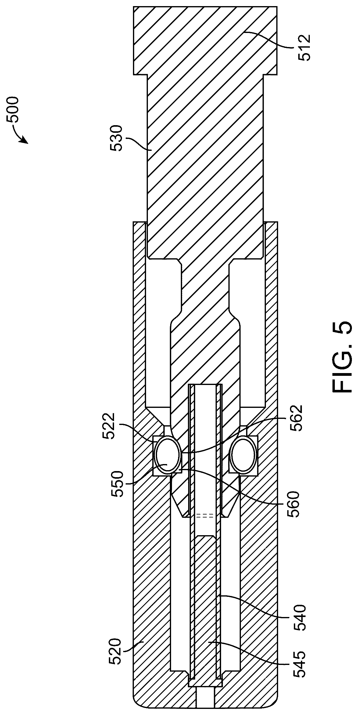 Patent US12614873 Figure 5 – Concealed shallow-depth receptacle