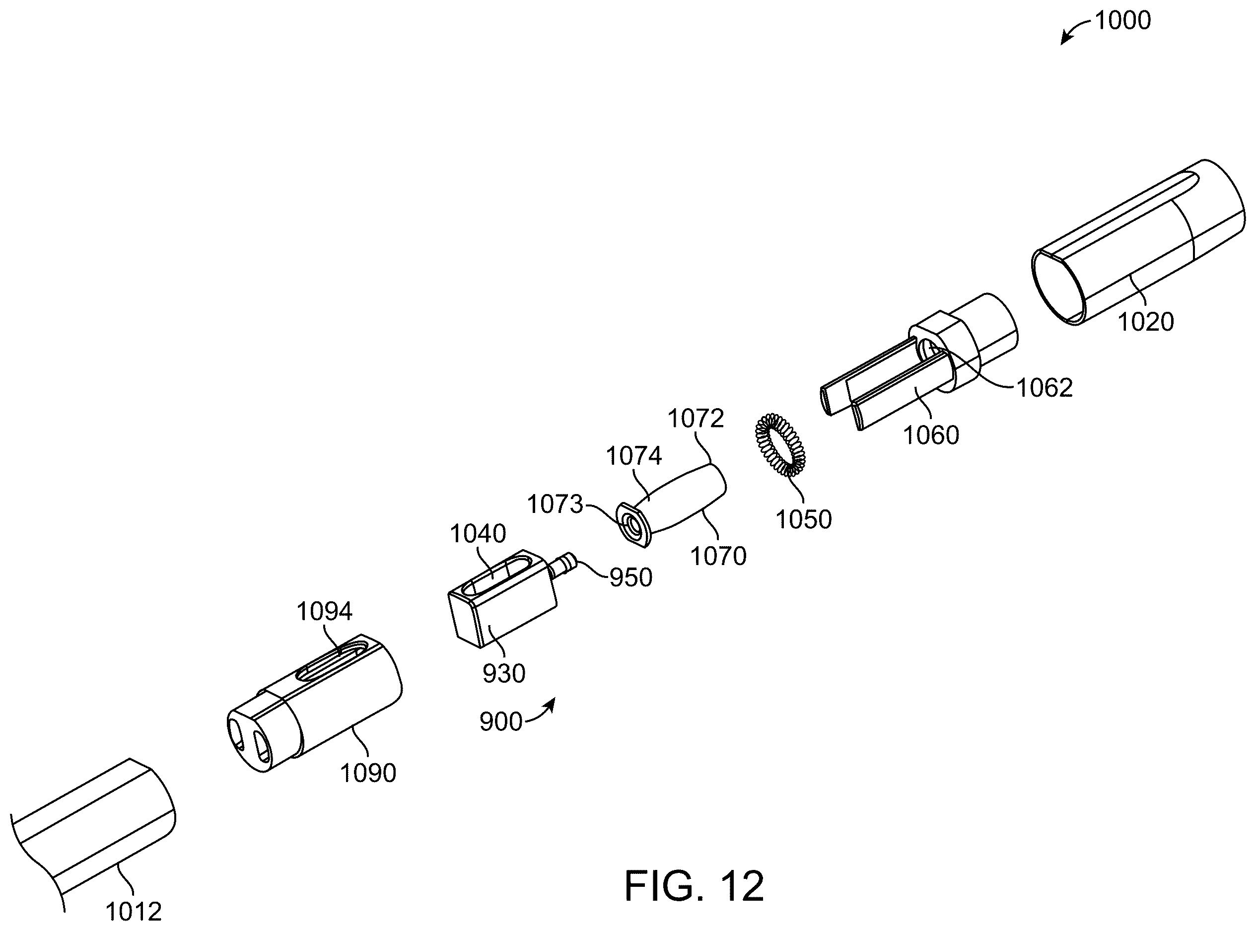 Patent US12614873 Figure 12 – Concealed shallow-depth receptacle