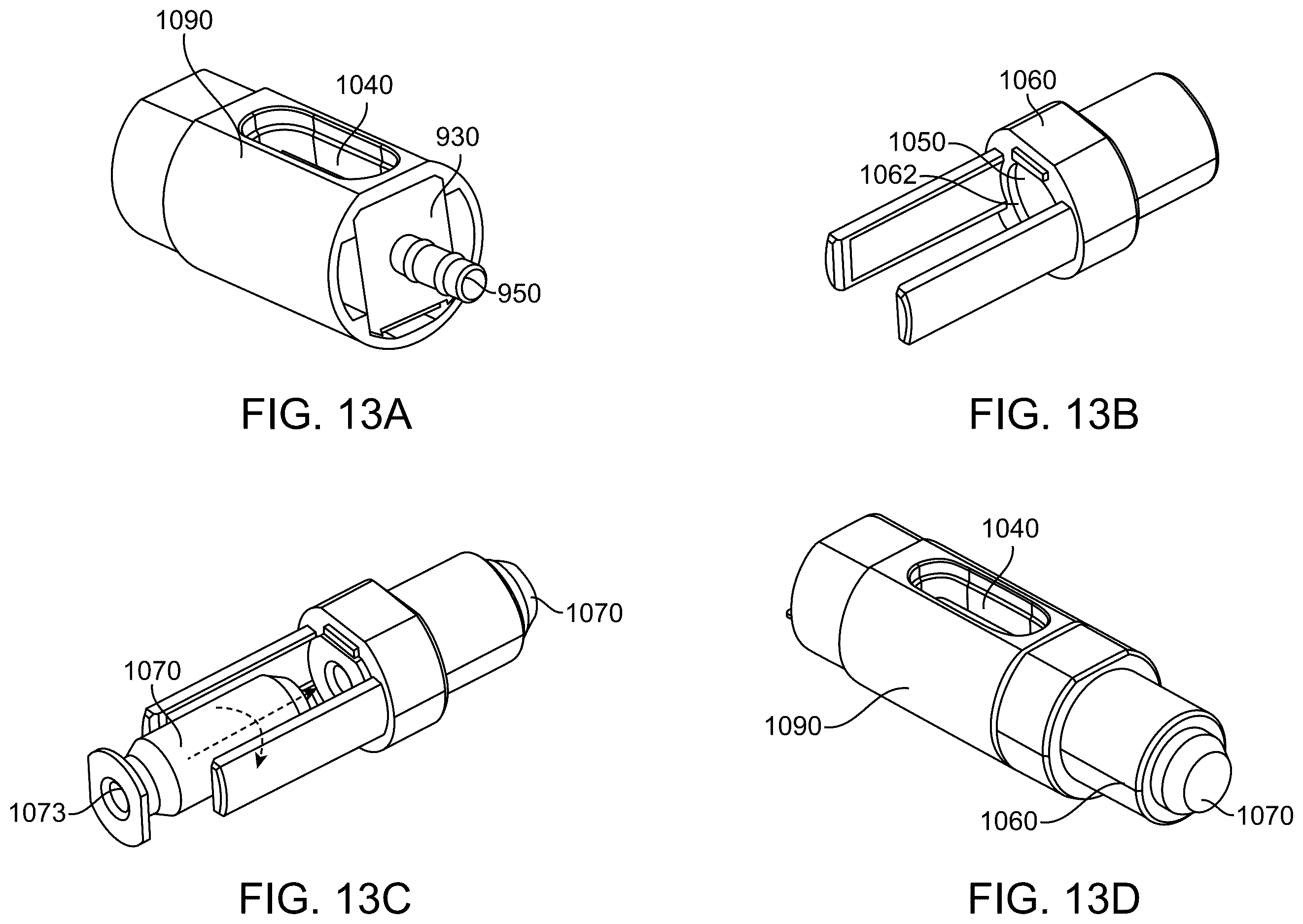 Patent US12614873 Figure 13 – Concealed shallow-depth receptacle