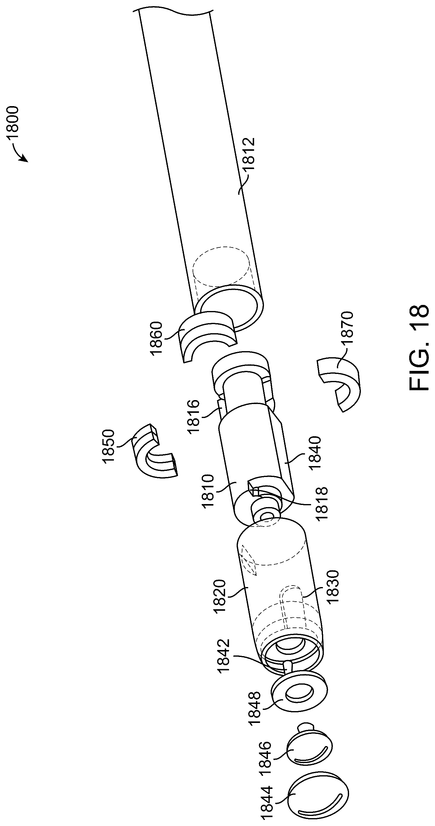 Patent US12614873 Figure 18 – Concealed shallow-depth receptacle