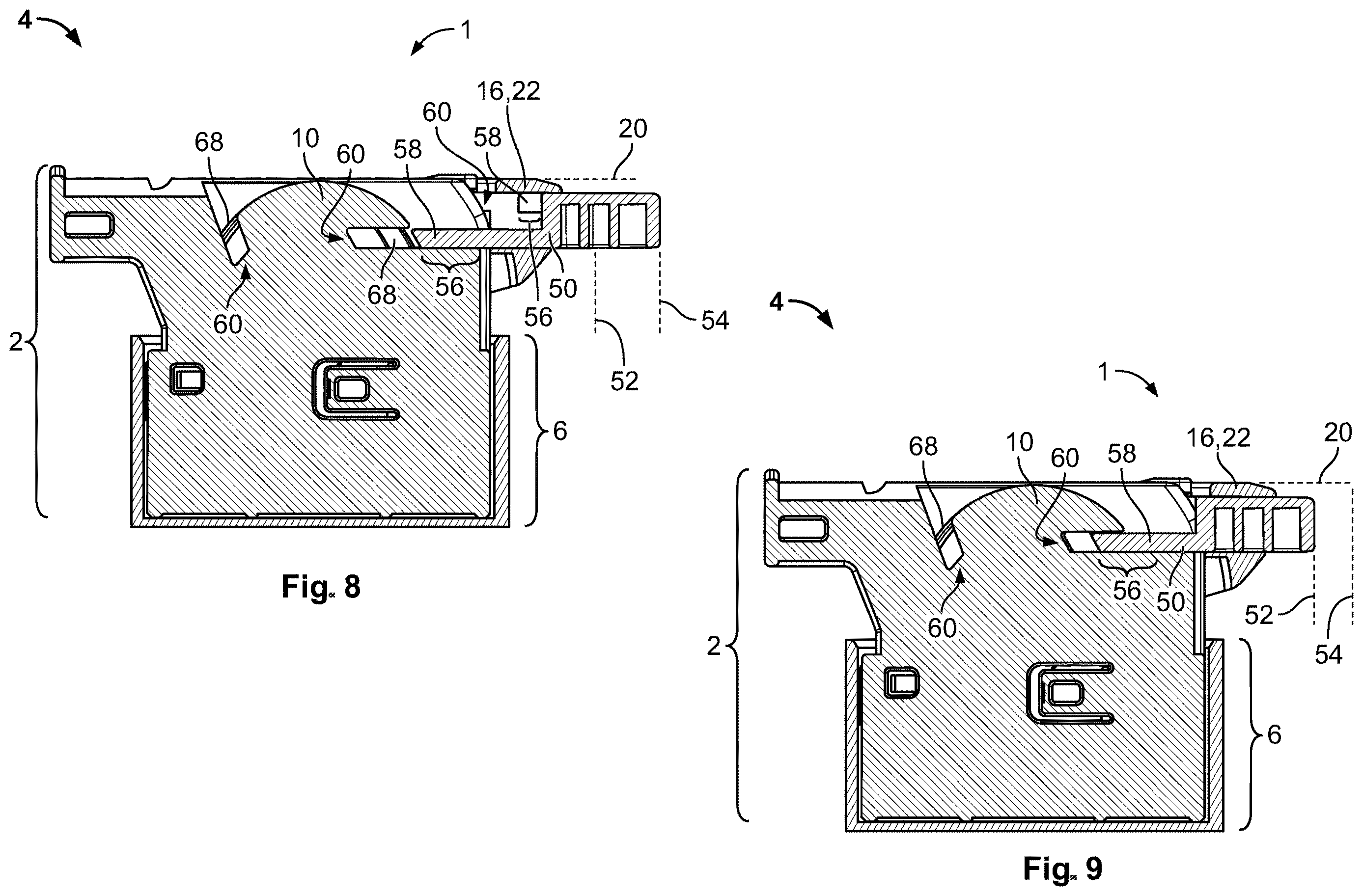 Patent US12614876 Figure 5 – Housing assembly for an electric connector with a mating aid as well as electric connector and connector assembly