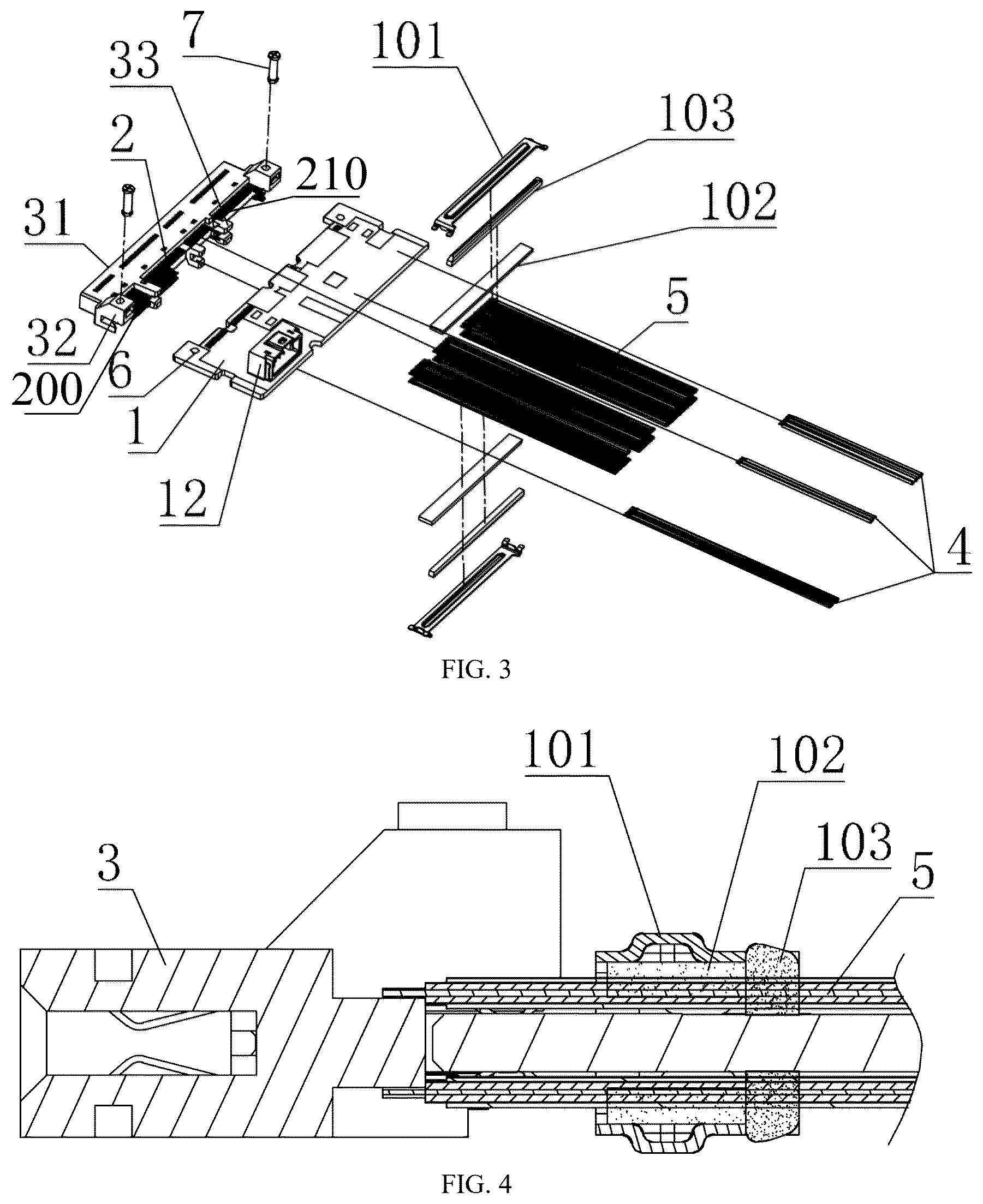 Patent US12614877 Figure 2 – Cable connector assembly with cable arrangement