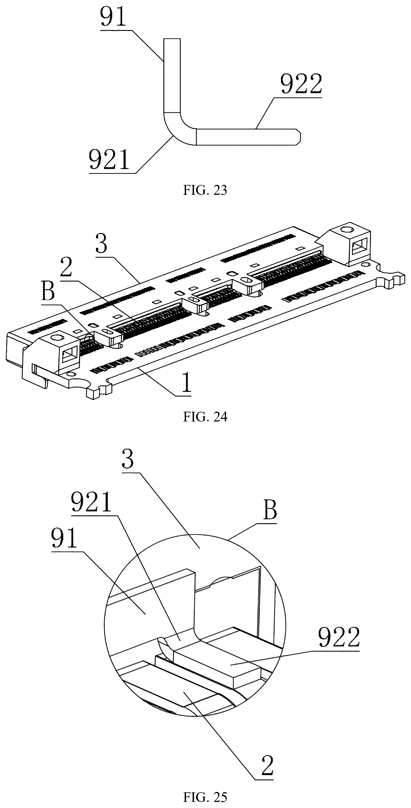 Patent US12614877 Figure 11 – Cable connector assembly with cable arrangement