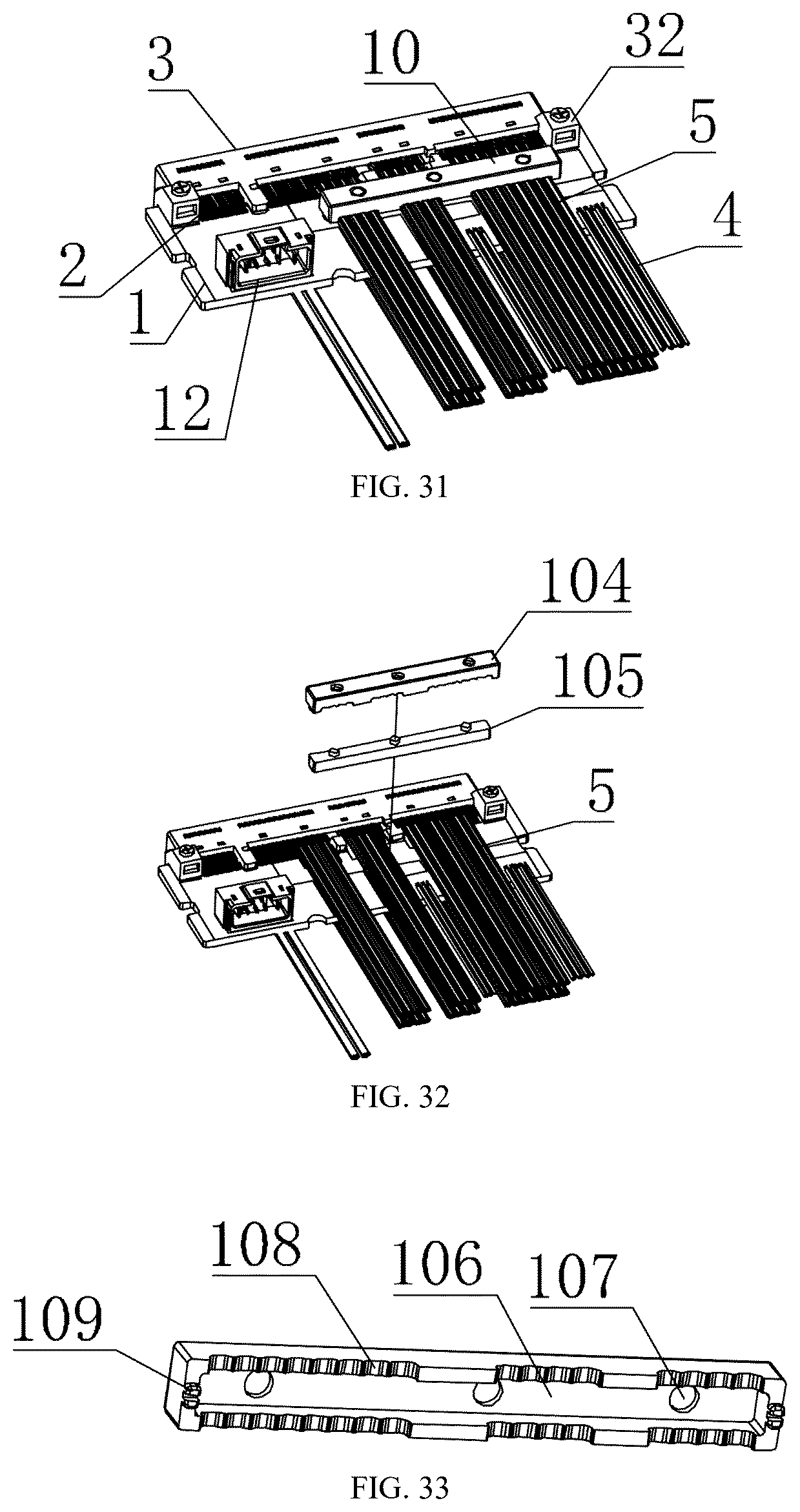 Patent US12614877 Figure 14 – Cable connector assembly with cable arrangement