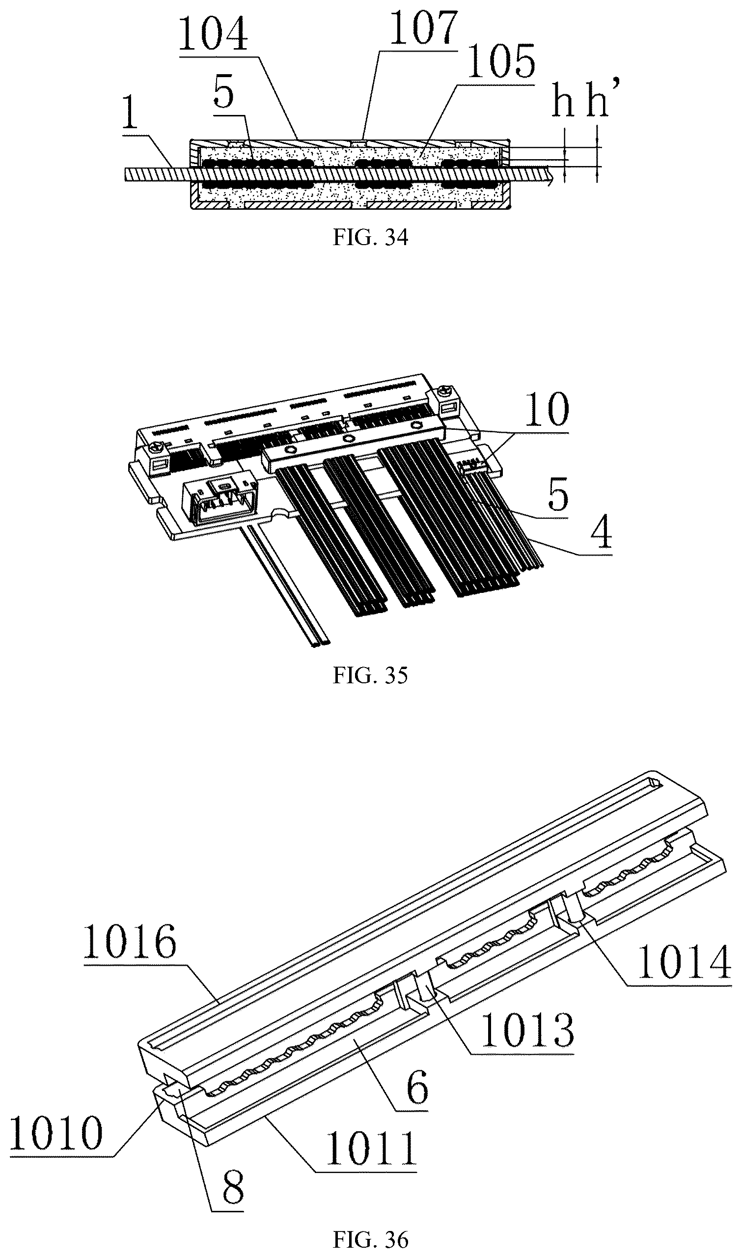 Patent US12614877 Figure 15 – Cable connector assembly with cable arrangement