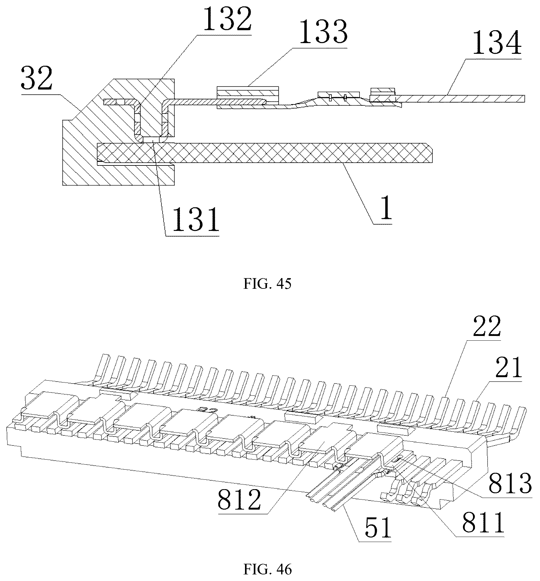 Patent US12614877 Figure 20 – Cable connector assembly with cable arrangement