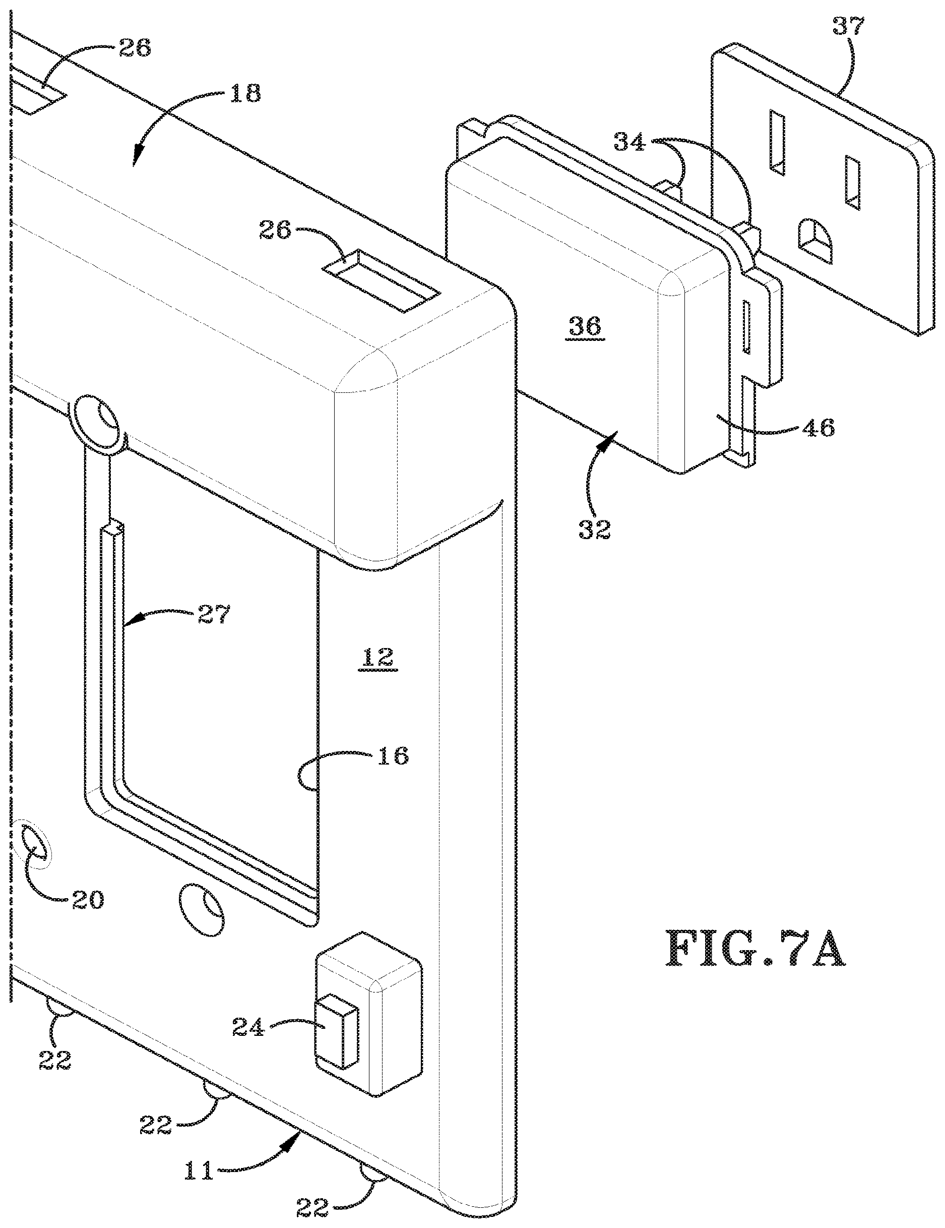 Patent US12614882 Figure 9 – Powered wall plate