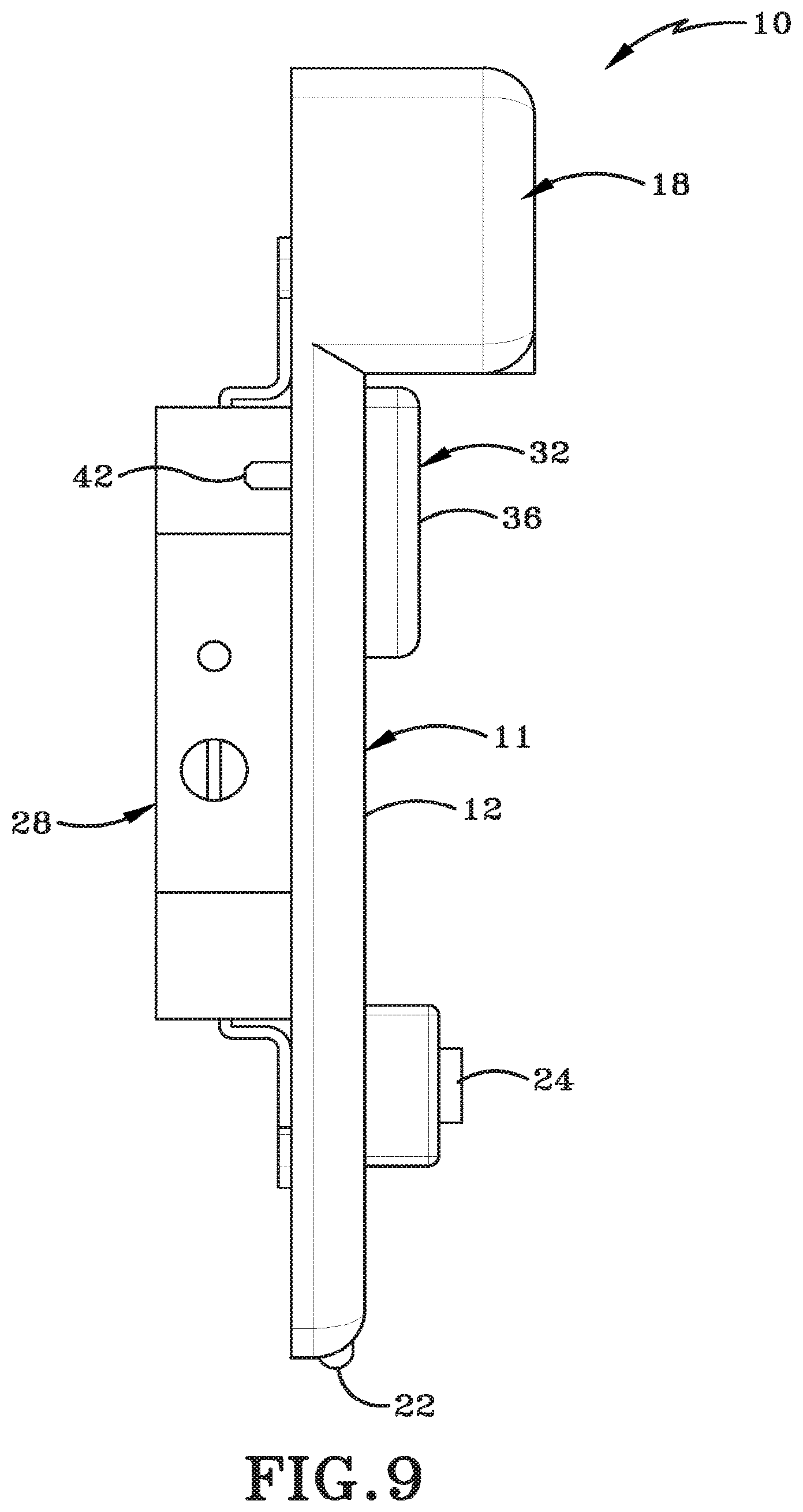 Patent US12614882 Figure 11 – Powered wall plate