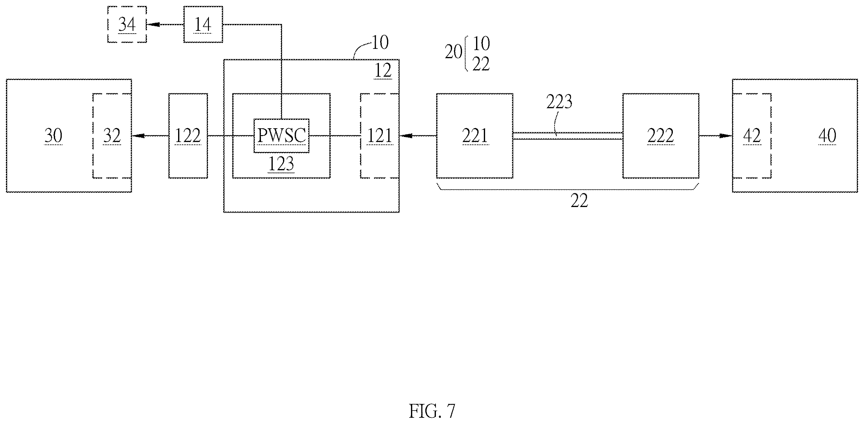 Patent US12614885 Figure 7 – Power inlet adapter and signal transmission line system thereof