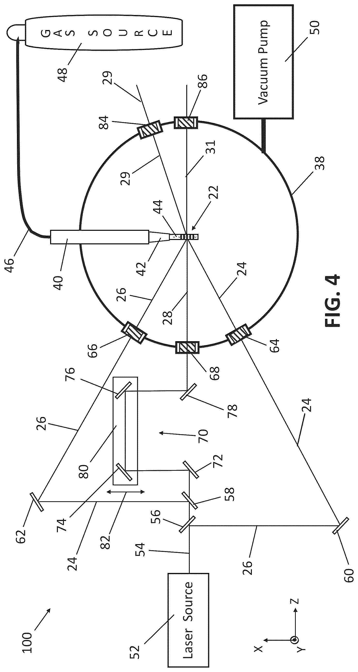 Patent US12614887 Figure 4 – Temporal contrast improvement for short pulse lasers via ionization gratings