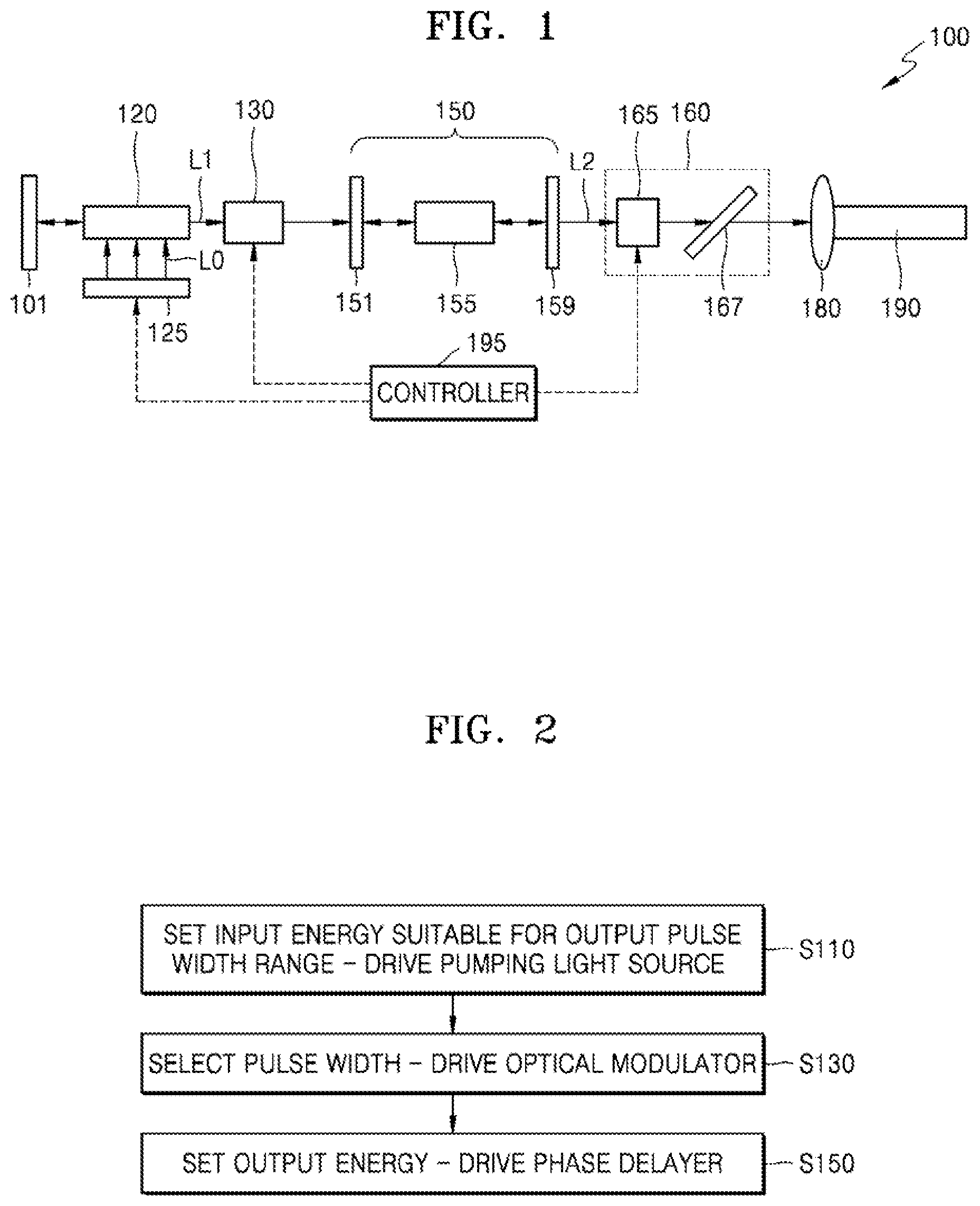 Patent US12614888 Figure 1 – Laser apparatus