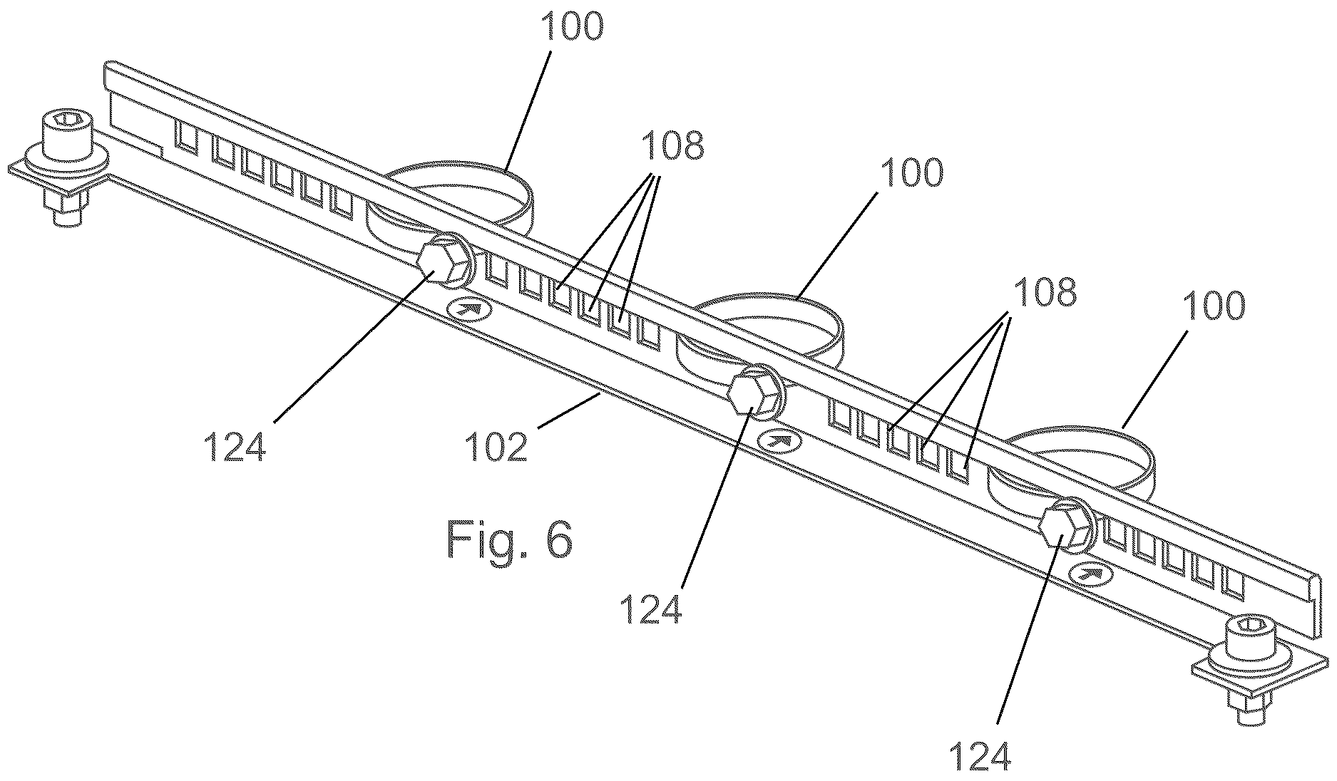 Patent US12614895 Figure 6 – Low voltage; medium voltage; or high voltage cable fixation system