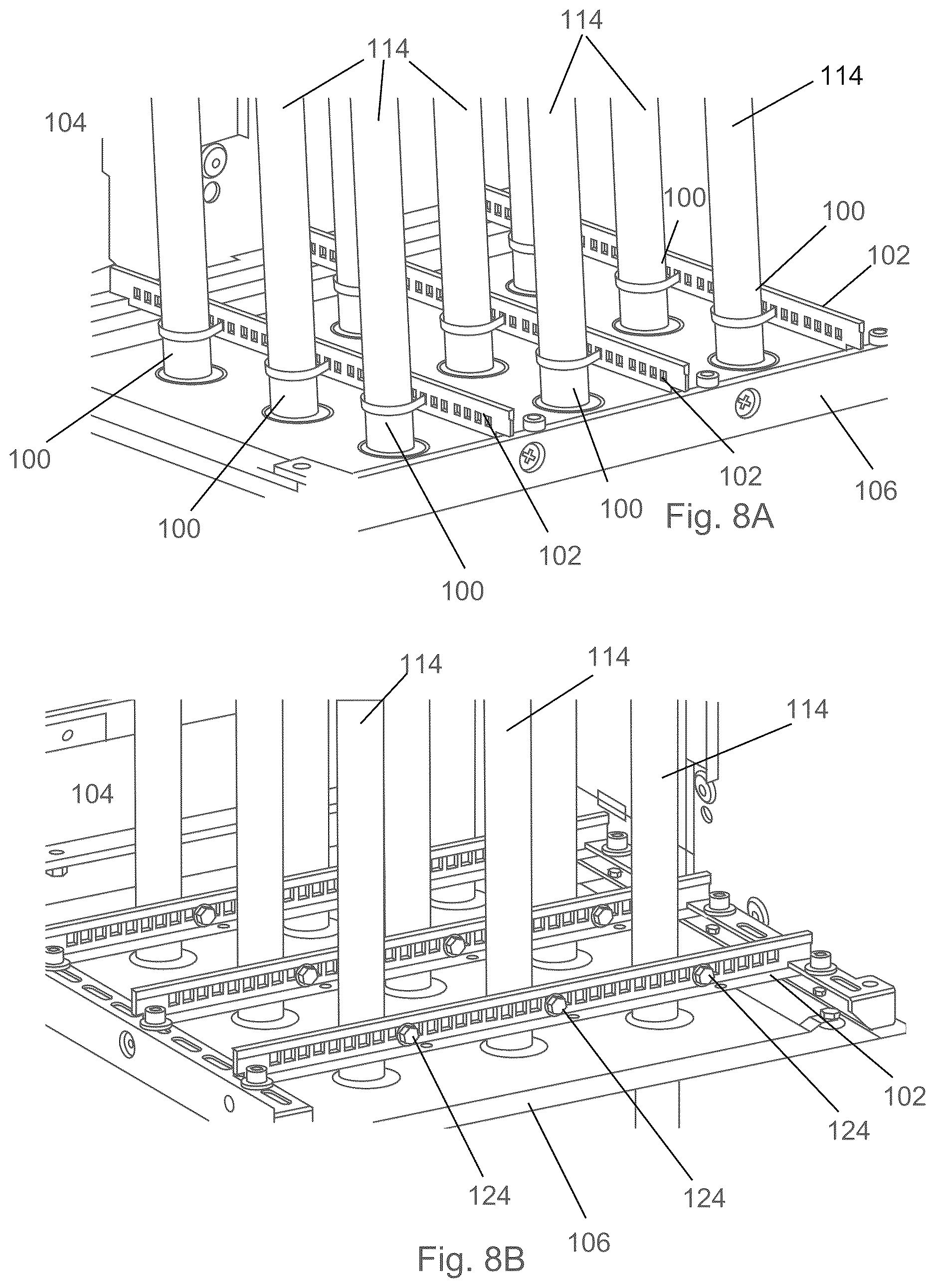 Patent US12614895 Figure 8 – Low voltage; medium voltage; or high voltage cable fixation system