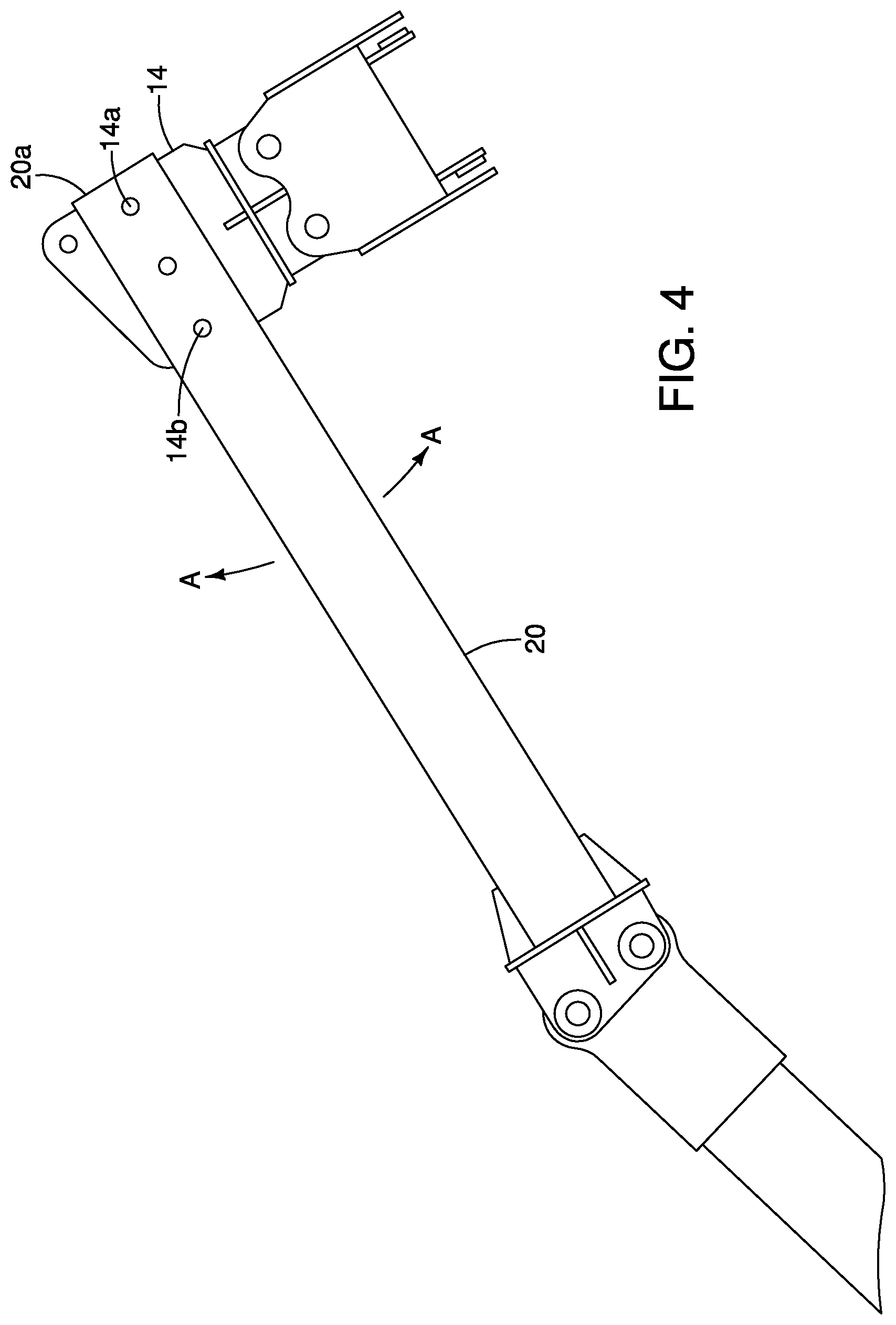 Patent US12614896 Figure 3 – Mounting a robotic arm in an inverted position to suspend an electrical bypass