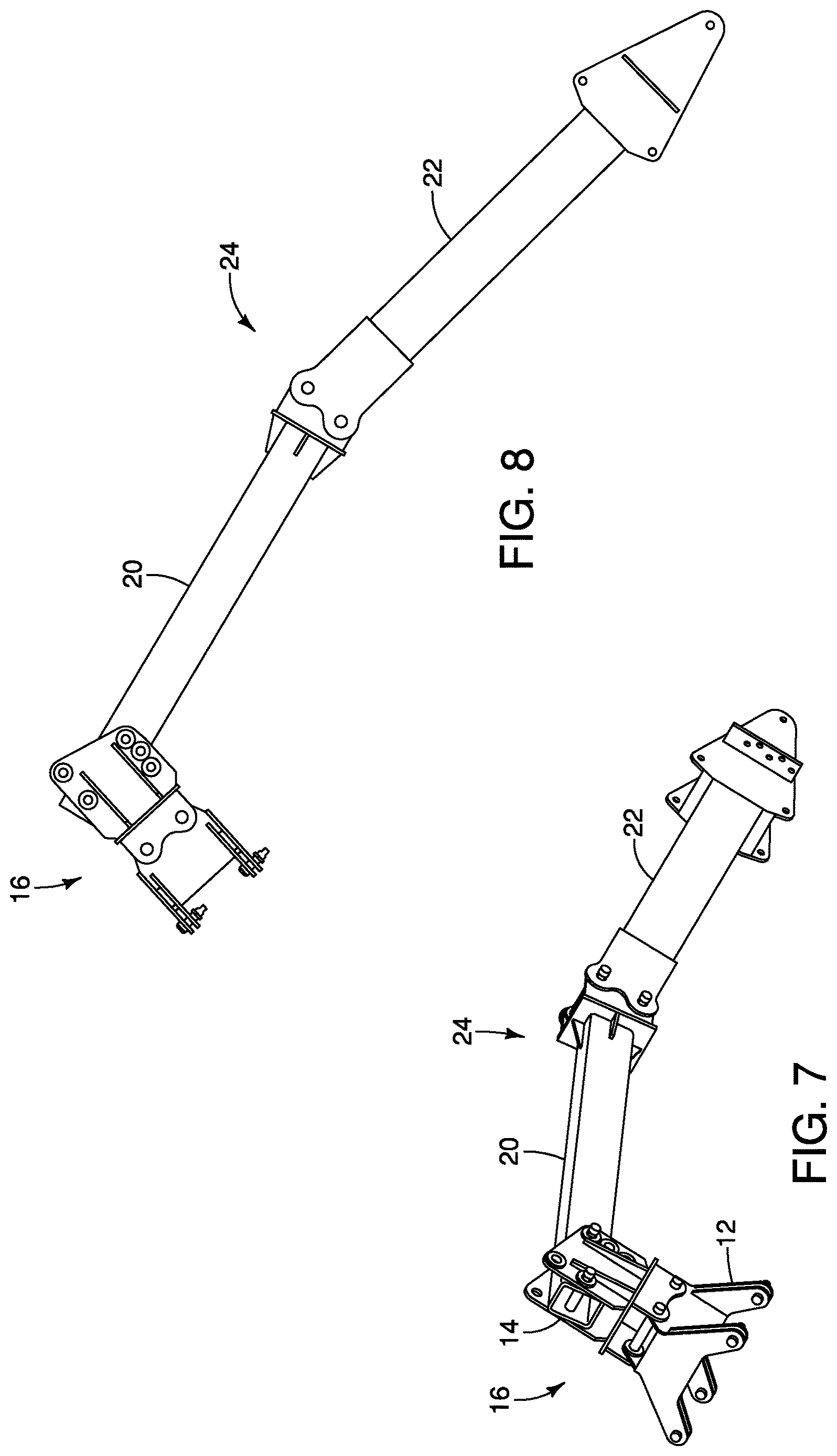 Patent US12614896 Figure 5 – Mounting a robotic arm in an inverted position to suspend an electrical bypass