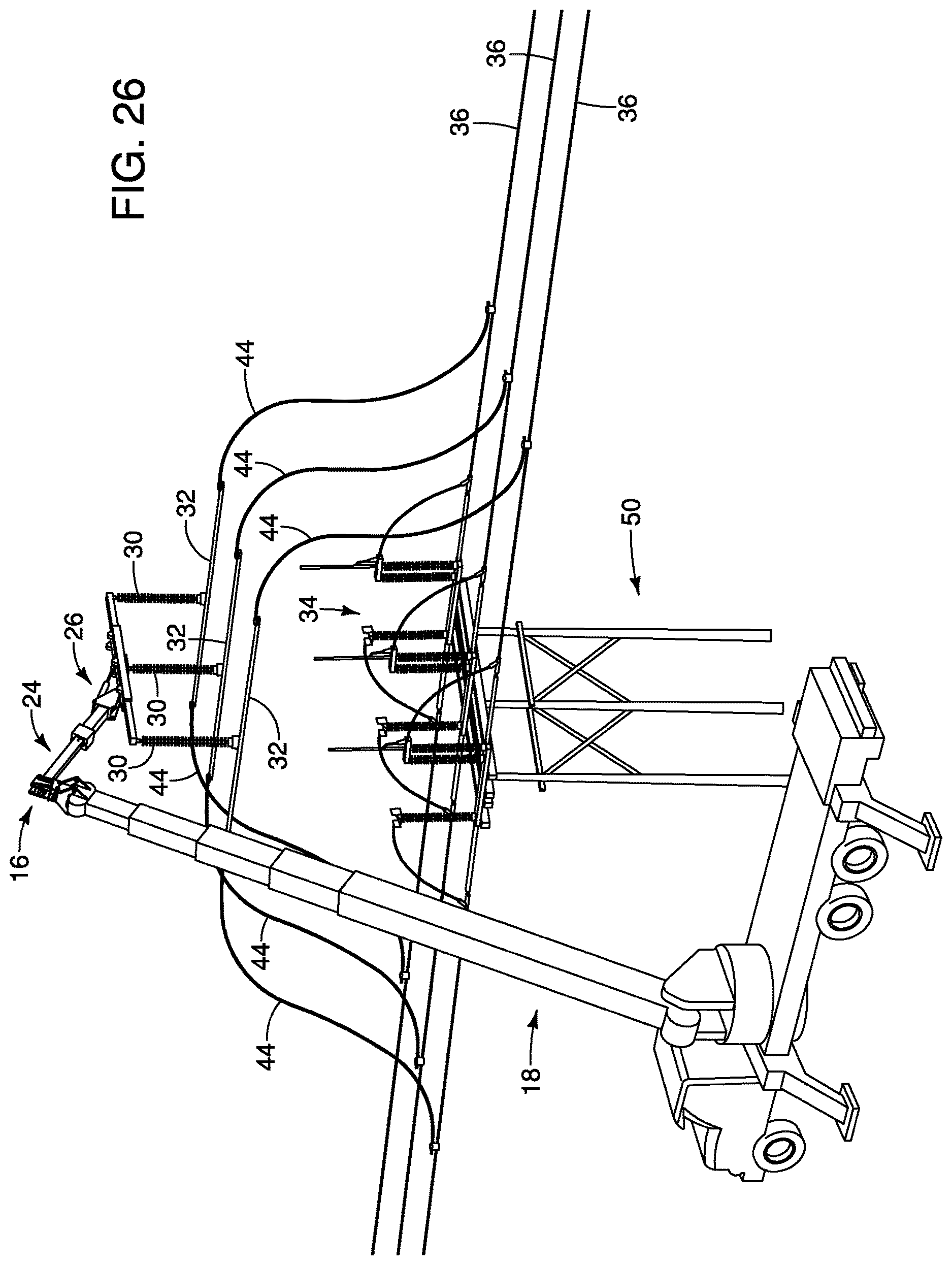 Patent US12614896 Figure 19 – Mounting a robotic arm in an inverted position to suspend an electrical bypass