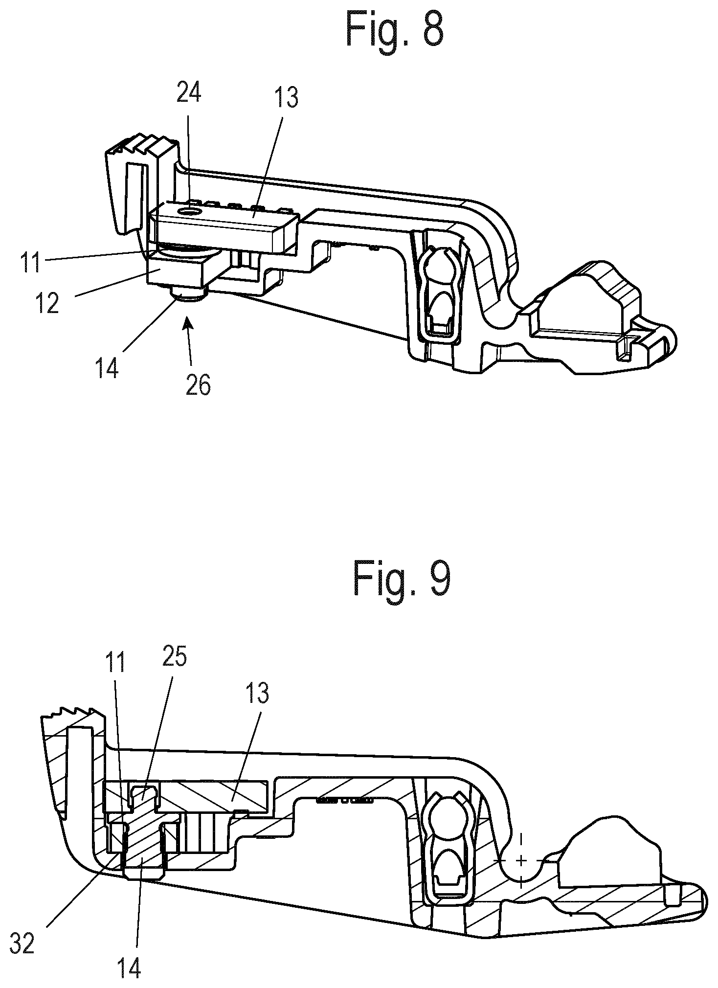 Patent US12614897 Figure 4 – Stripping unit of a pressing tool, pressing tool and method for mounting an adjustment unit